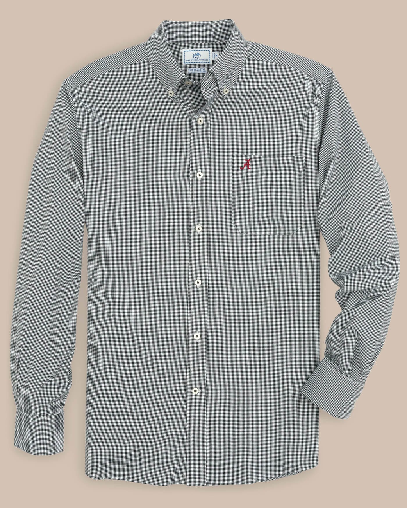 Alabama Crimson Tide Gingham Button Down Shirt - Image 3