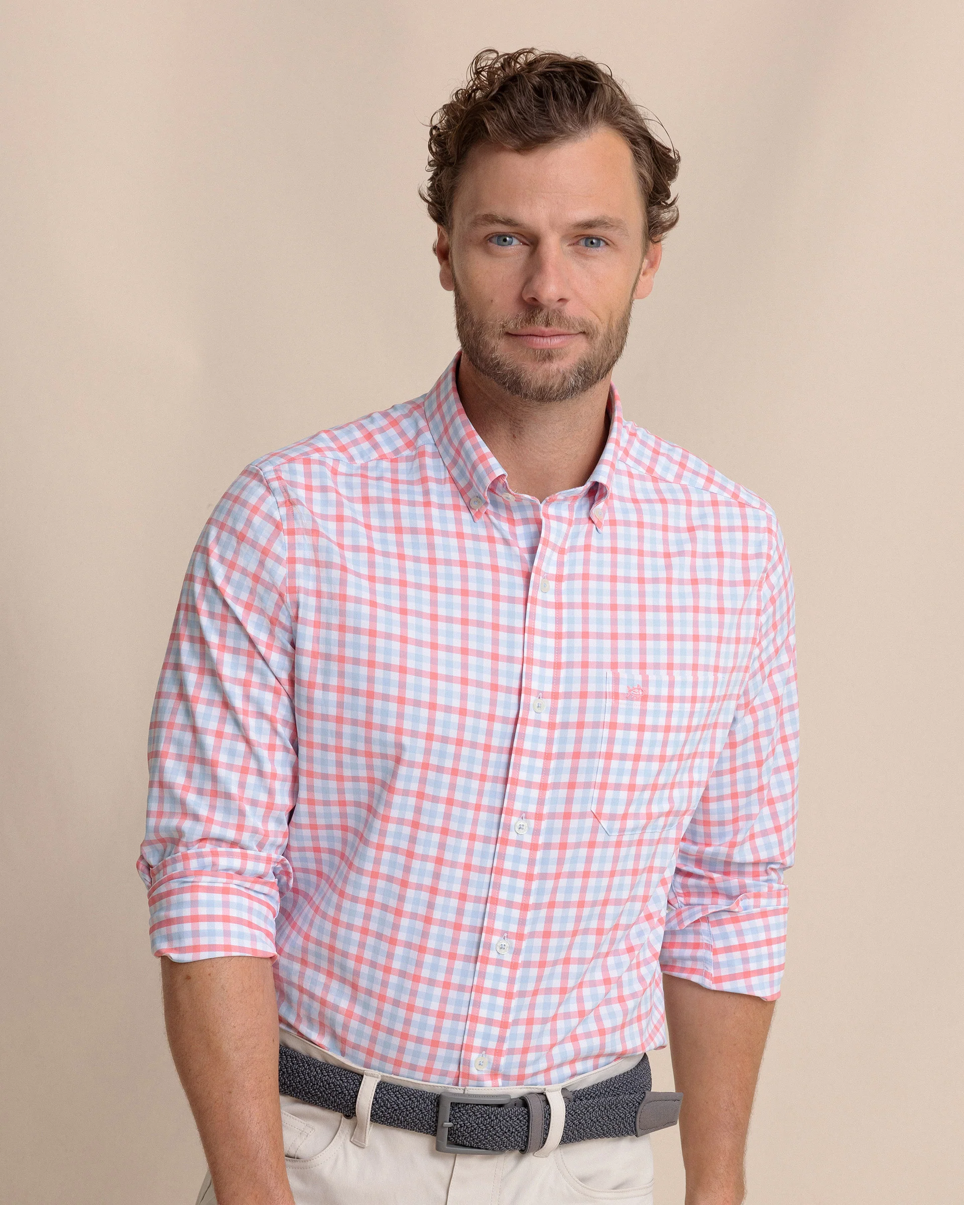 Albemarle Gingham brrr°® Intercoastal Sport Shirt - Image 3