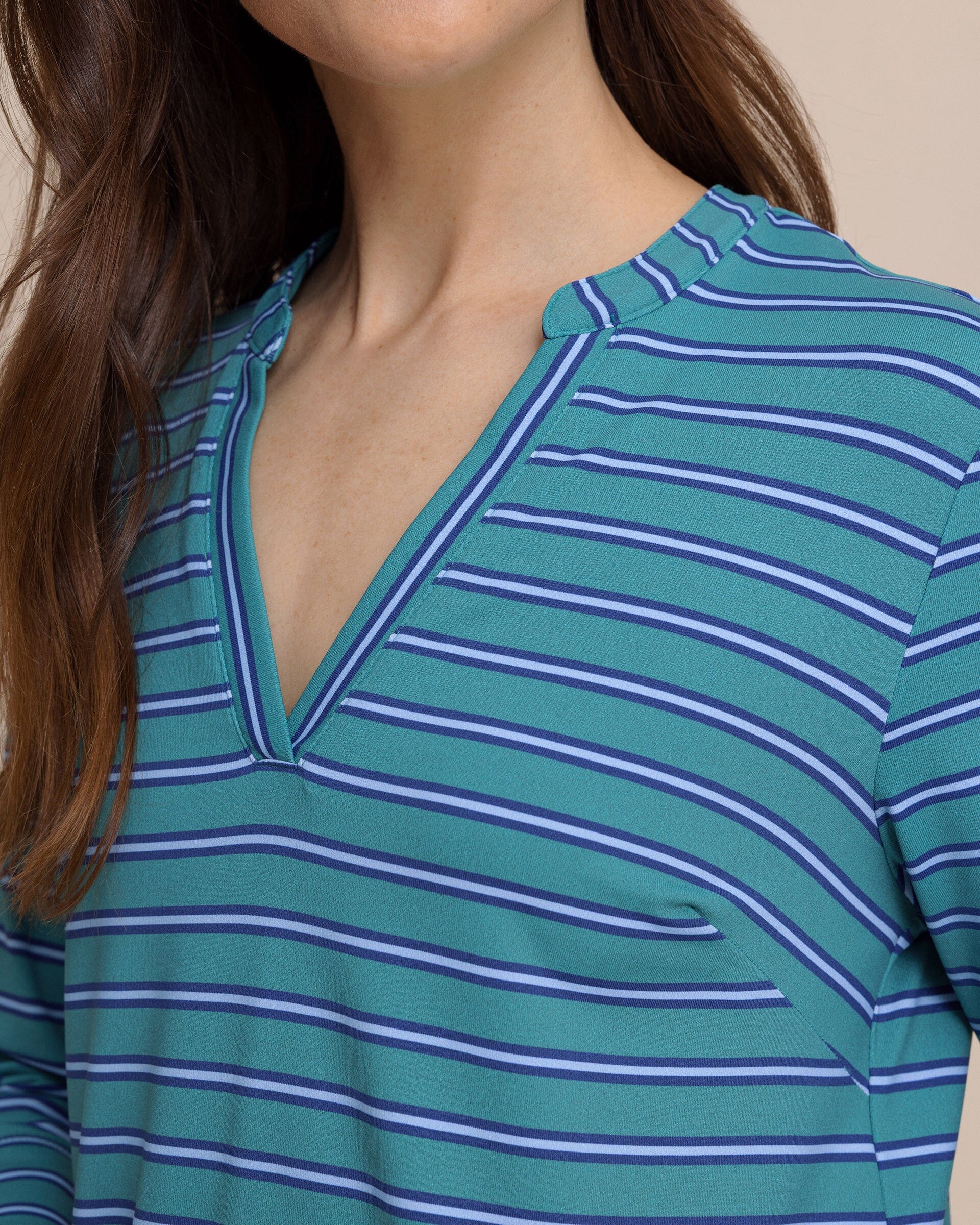 Alicia Stripe Dress - Spruce Shade - Image 4