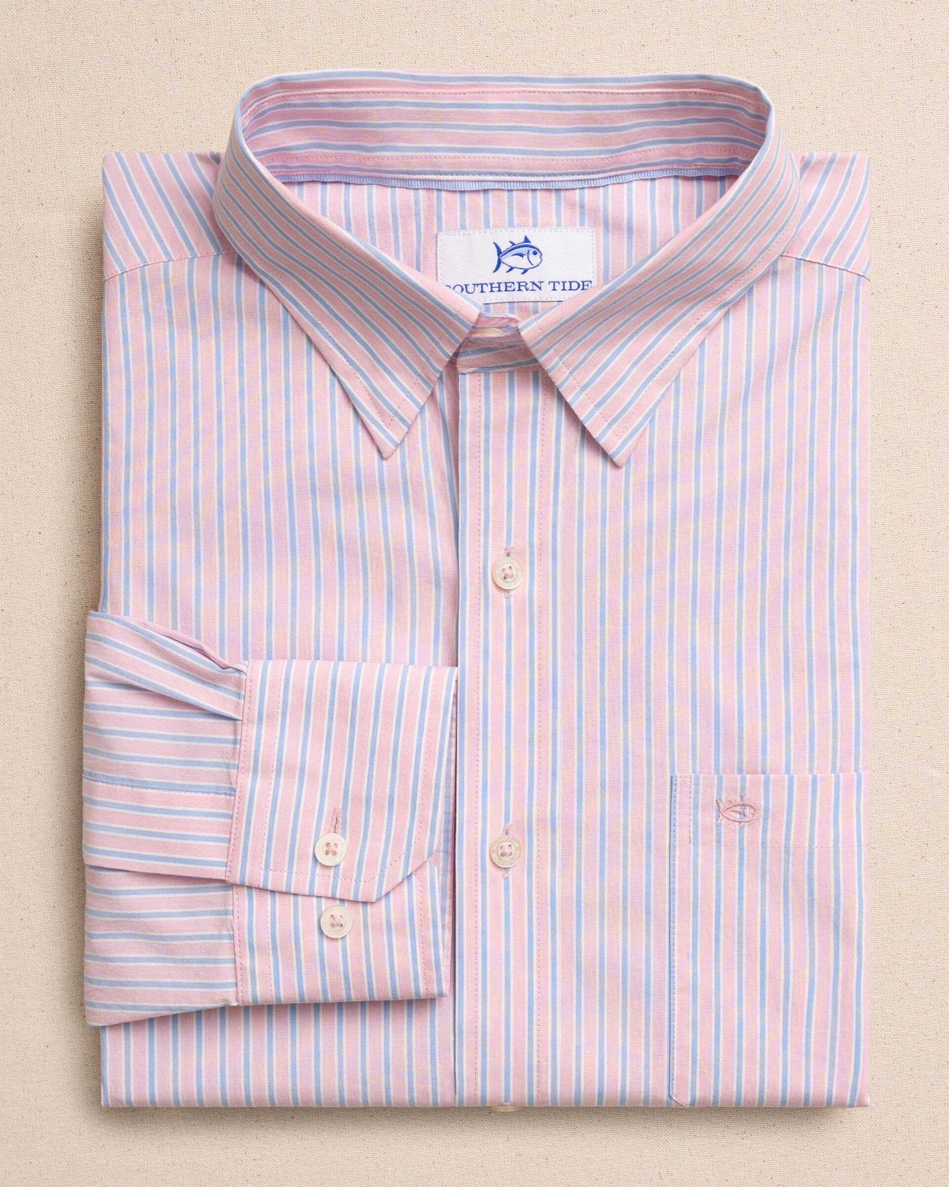 Amelia Island Stripe Charleston Sport Shirt