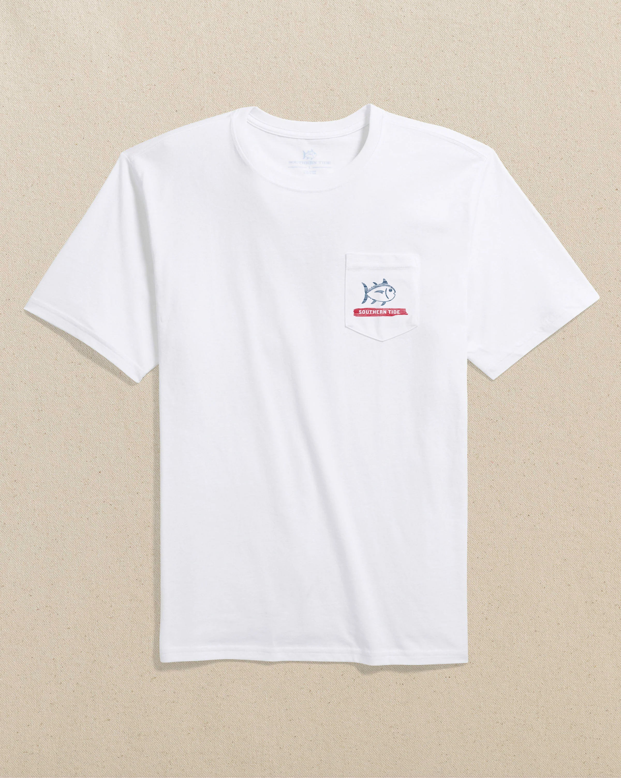Americana Wooden Flag Short Sleeve T-Shirt - Image 2