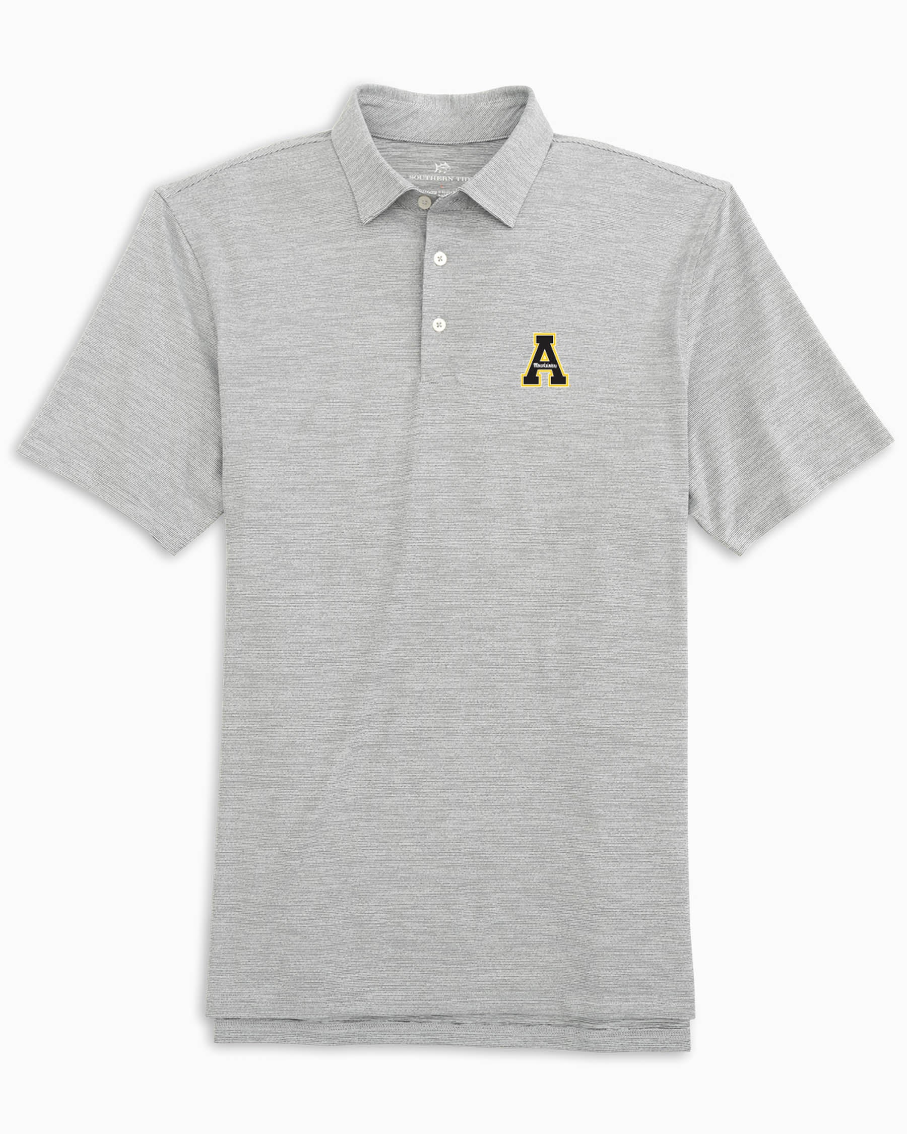 App State Mountaineers Driver Spacedye Polo - Image 3