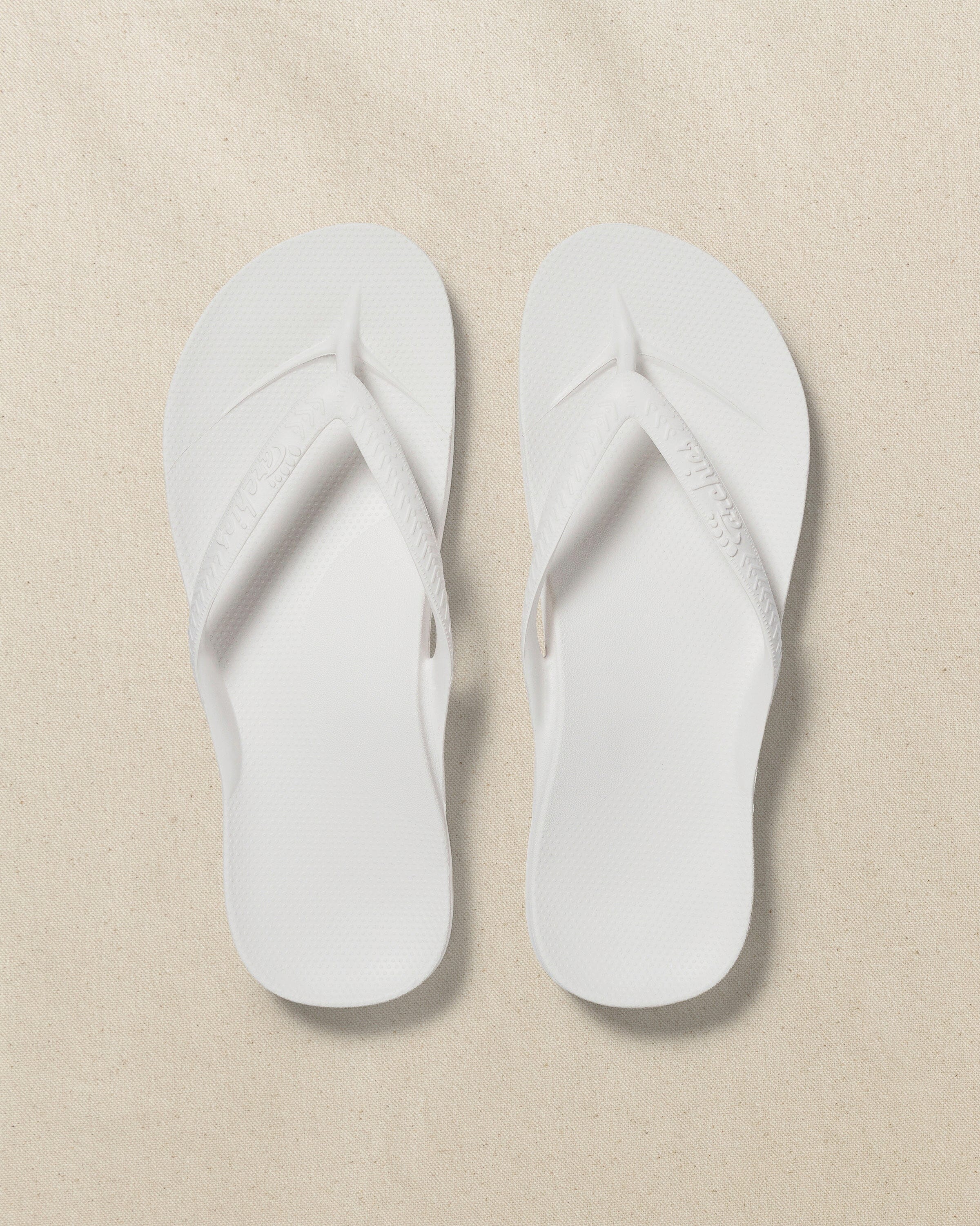 Archies Classic White Arch Support Flip Flop - Image 3