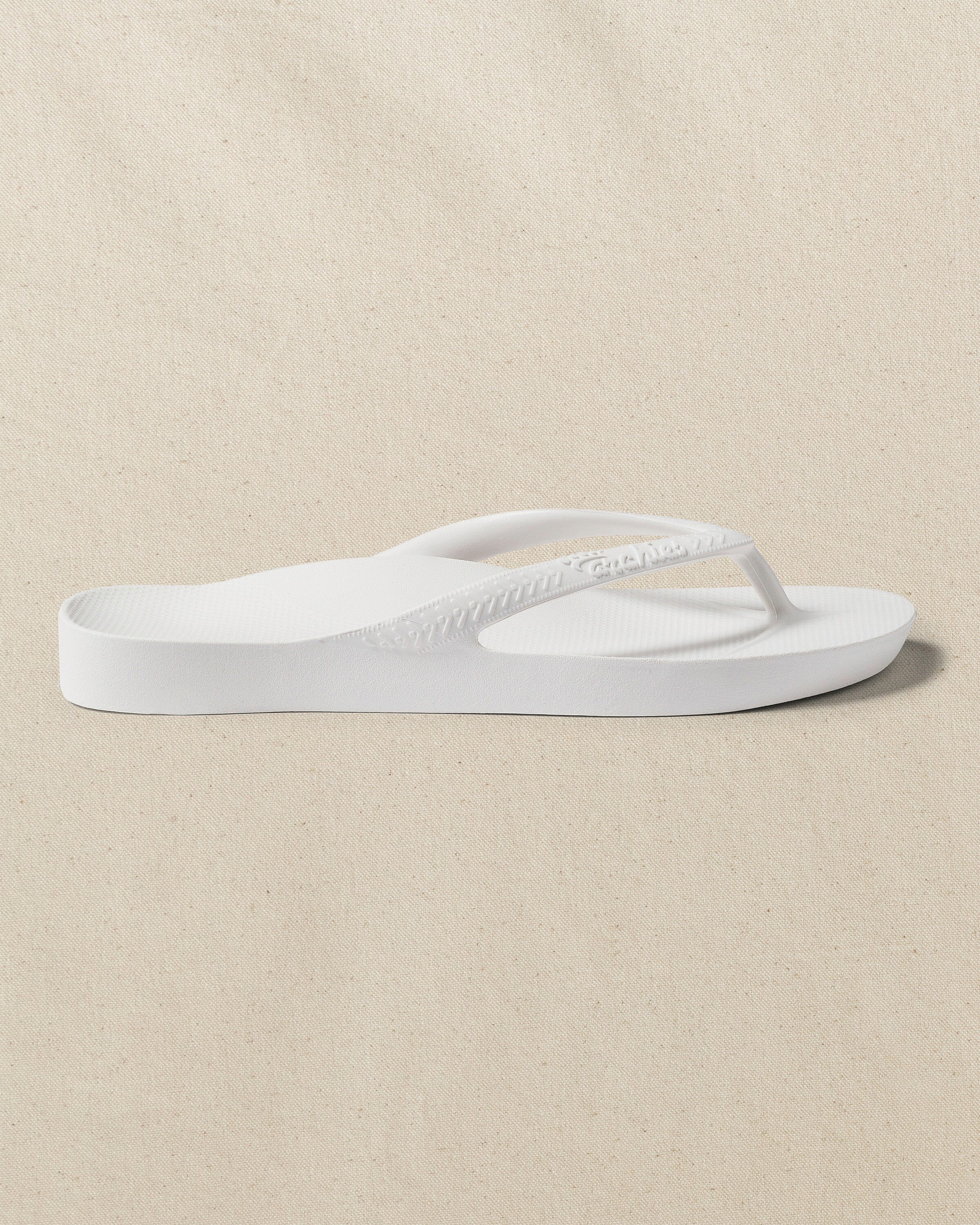 Archies Classic White Arch Support Flip Flop - Image 4