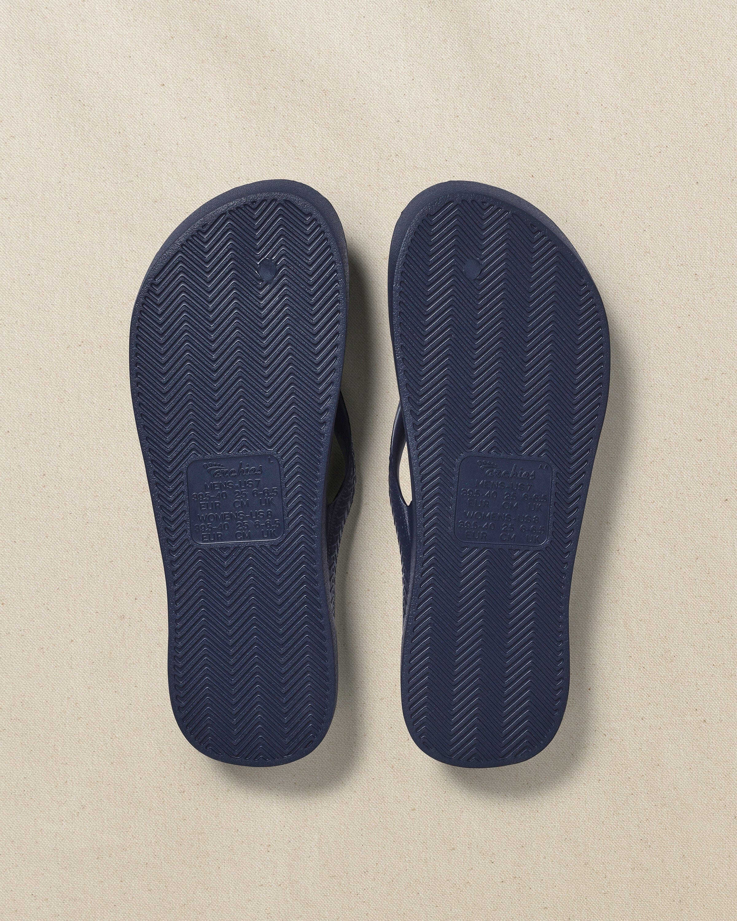 Archies Navy Arch Support Flip Flop - Image 8