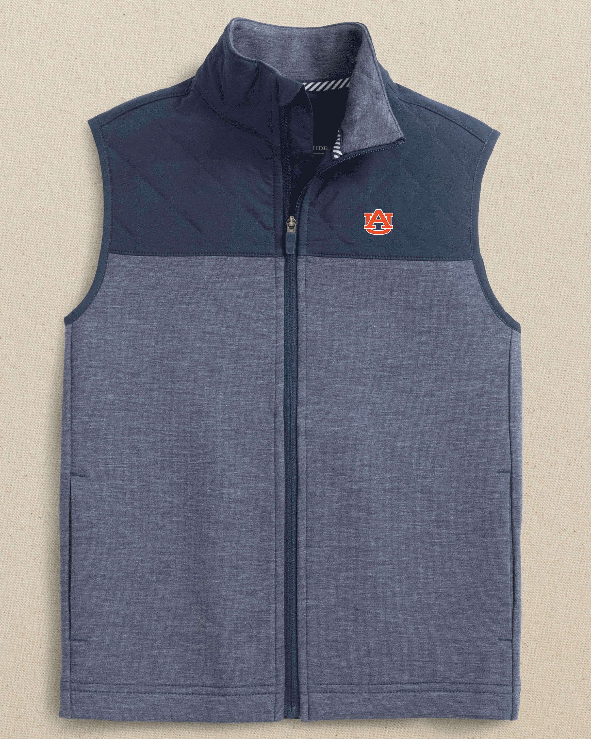 Auburn Tigers Boys Waterfront Quilted Vest - Image 2