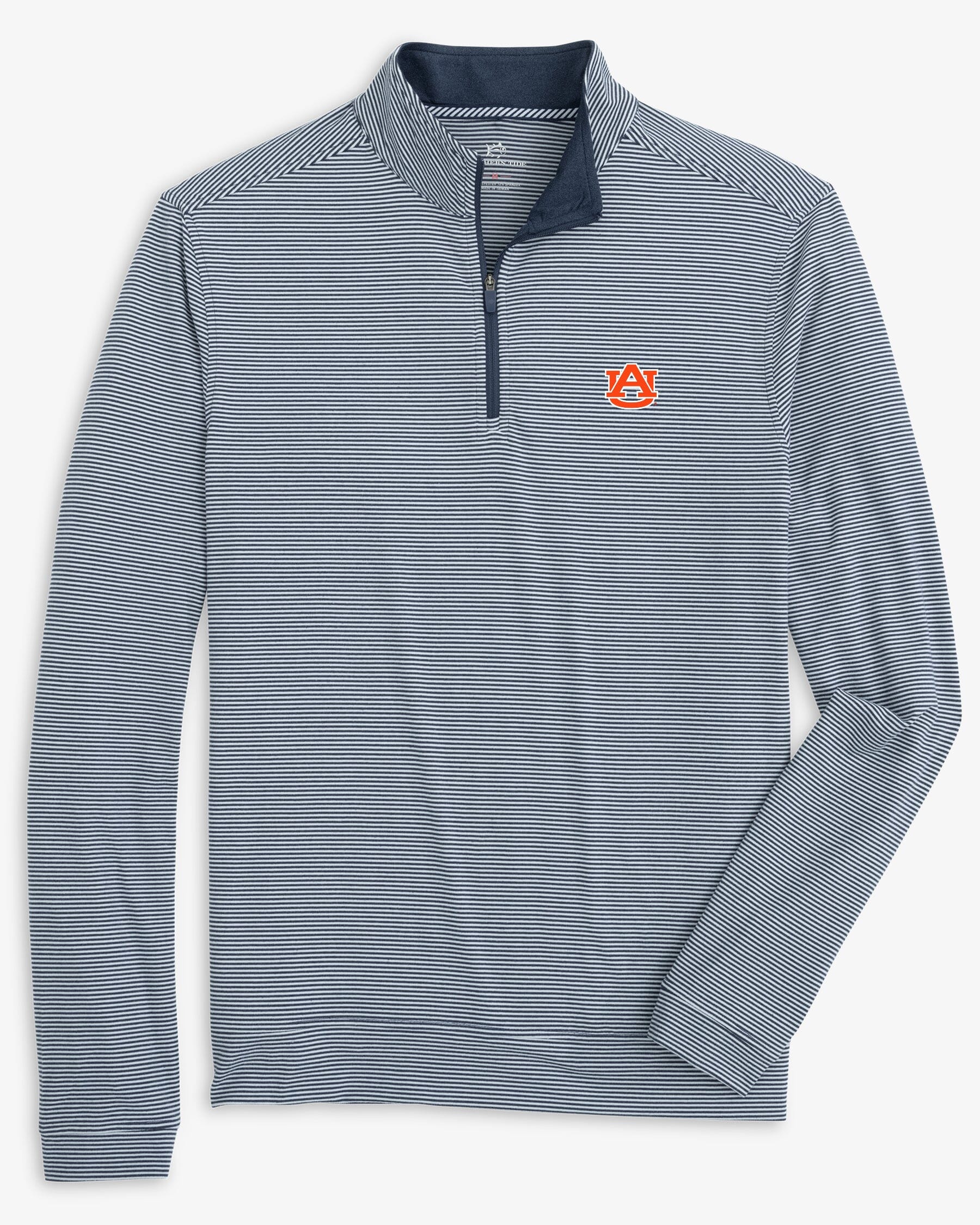 Auburn Tigers Cruiser Micro-Stripe Heather Quarter Zip - Image 7