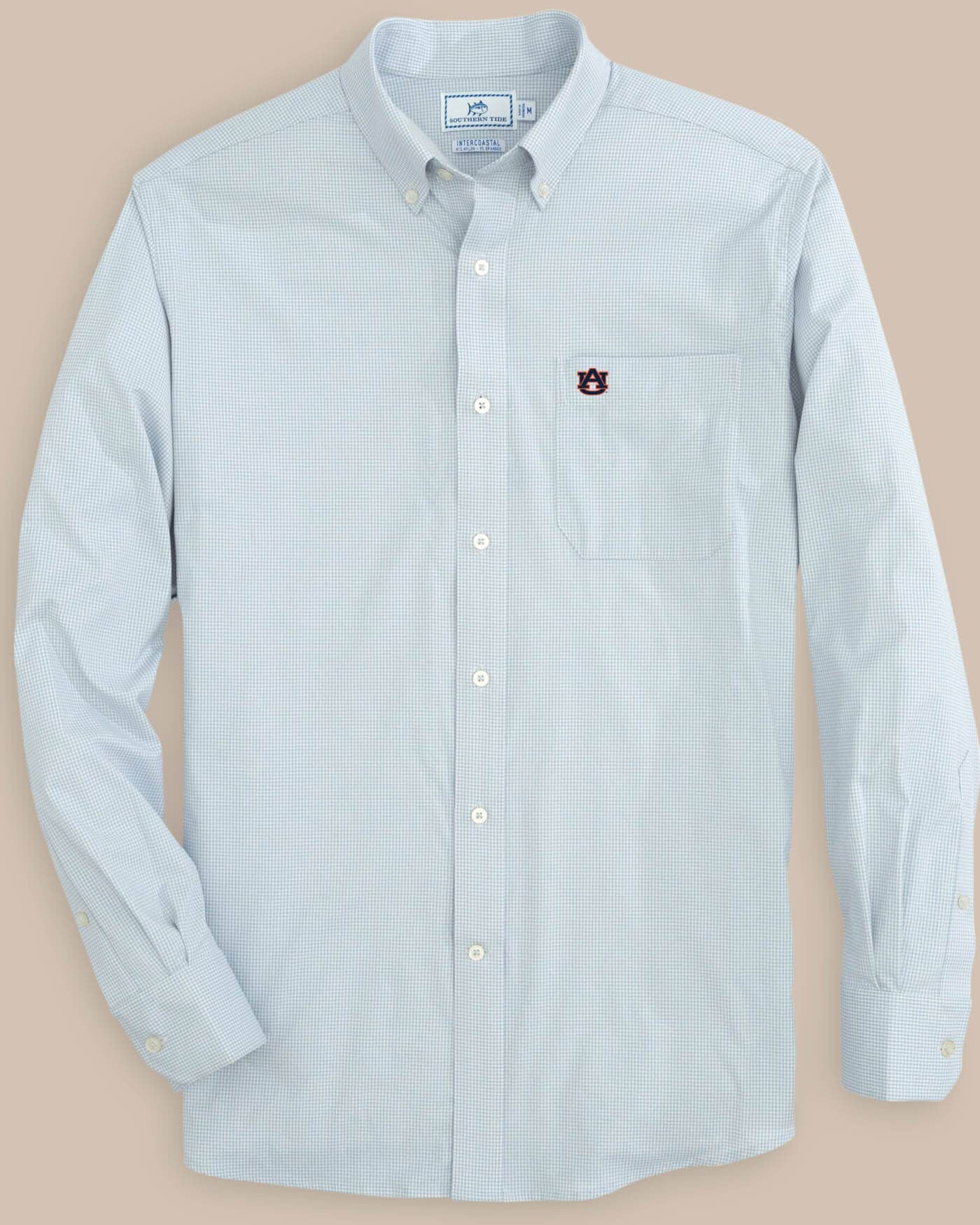Auburn Tigers Gingham Button Down Shirt - Image 3