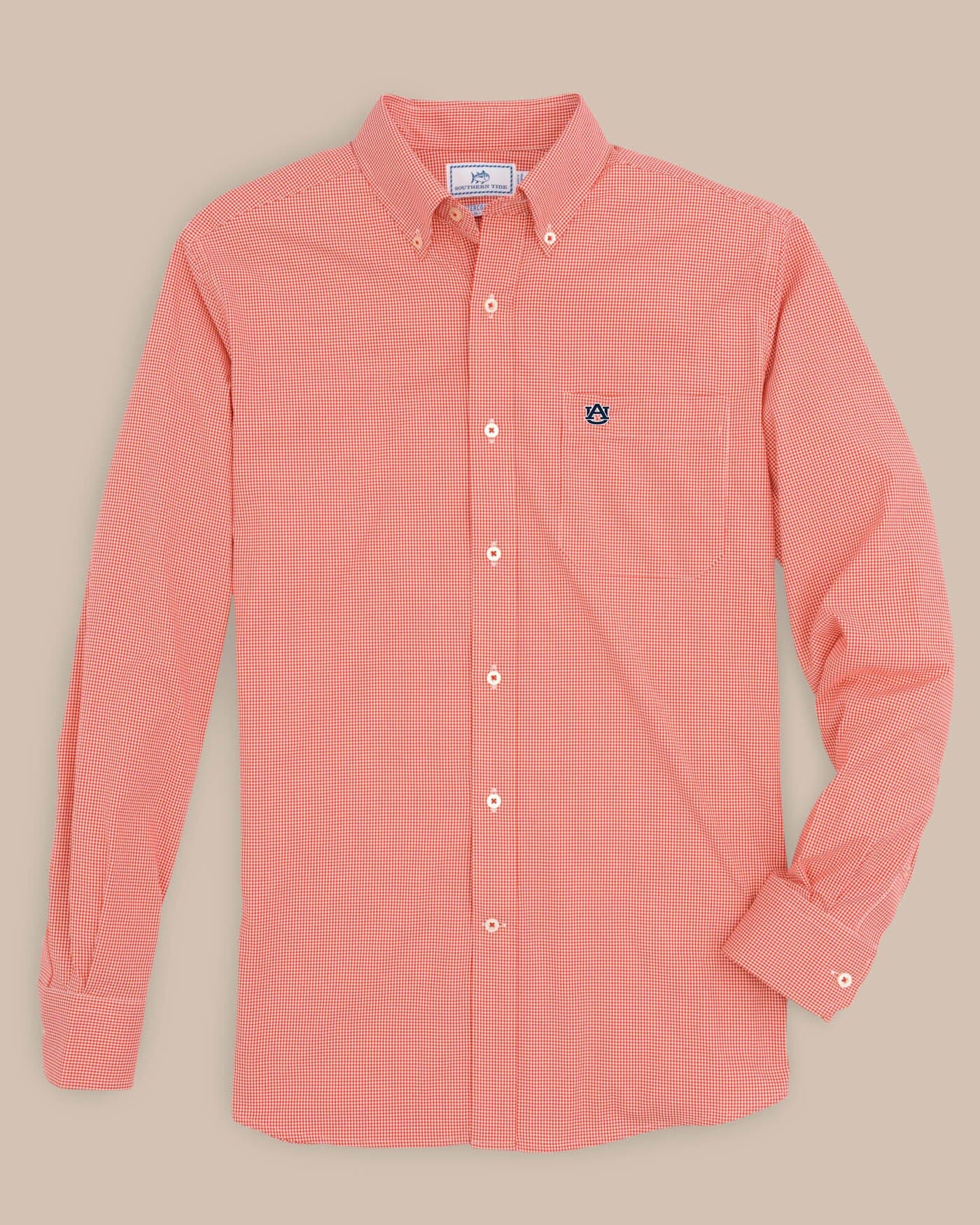 Auburn Tigers Gingham Button Down Shirt - Image 5