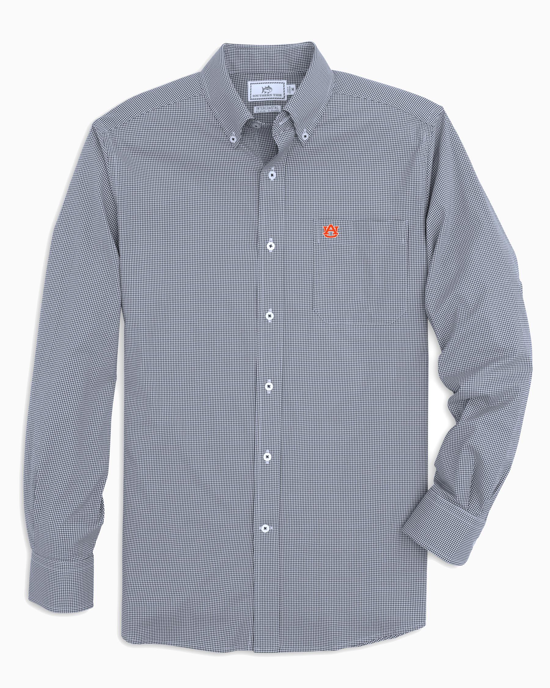 Auburn Tigers Gingham Button Down Shirt - Image 9