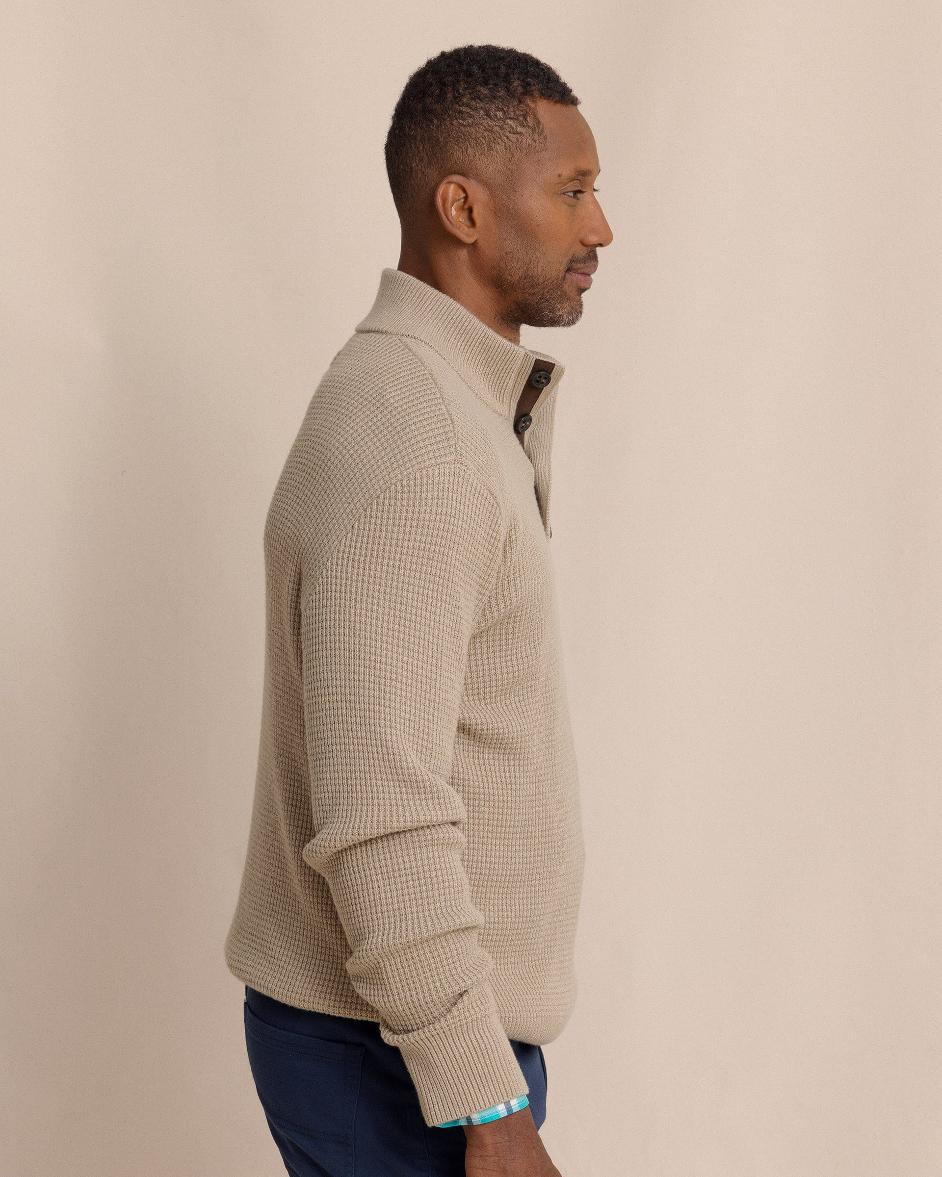 Bass Creek Heather Quarter Button Sweater - Image 15