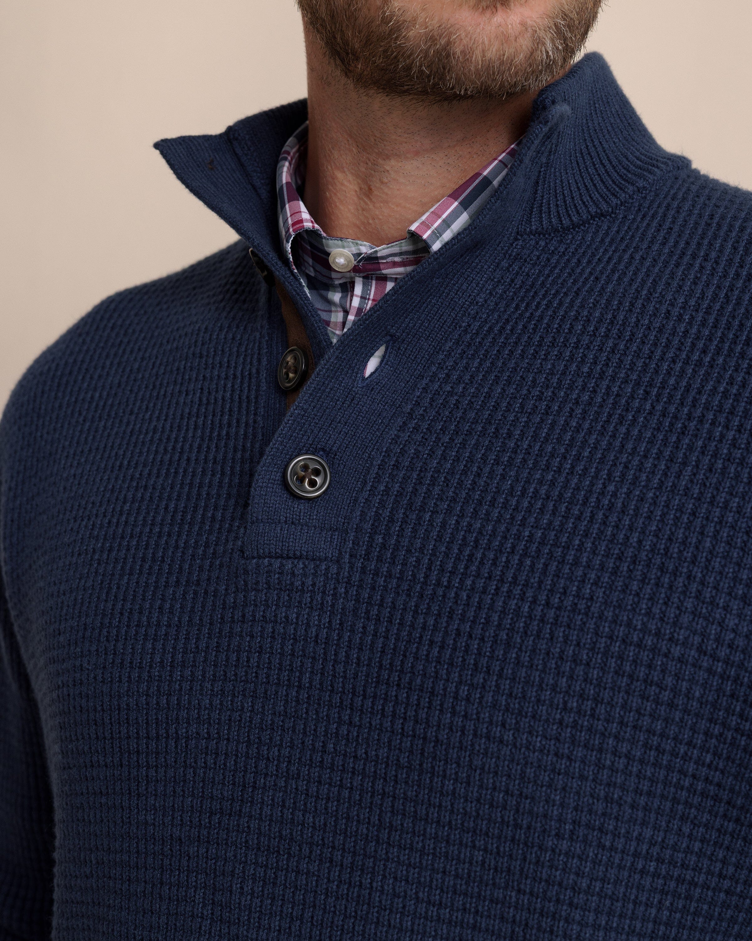 Bass Creek Heather Quarter Button Sweater - Image 8