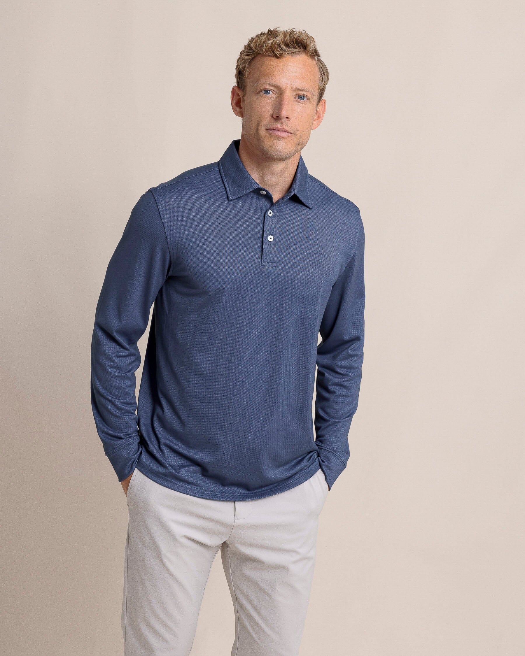 Belfair Long Sleeve Performance Polo - Image 16