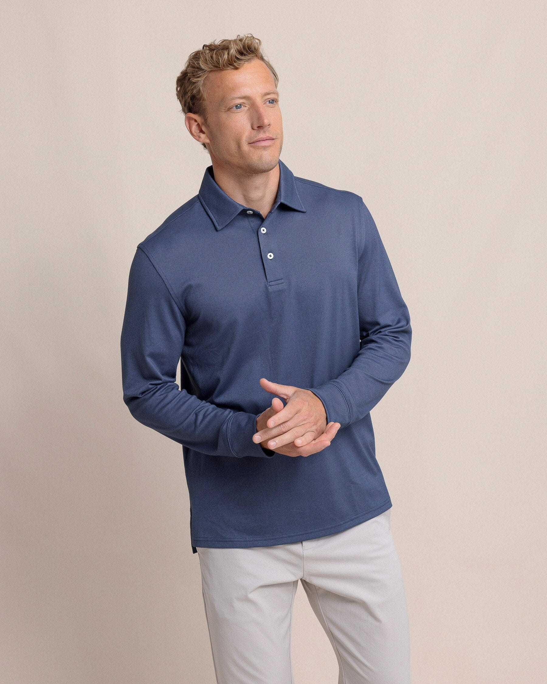 Belfair Long Sleeve Performance Polo - Image 17