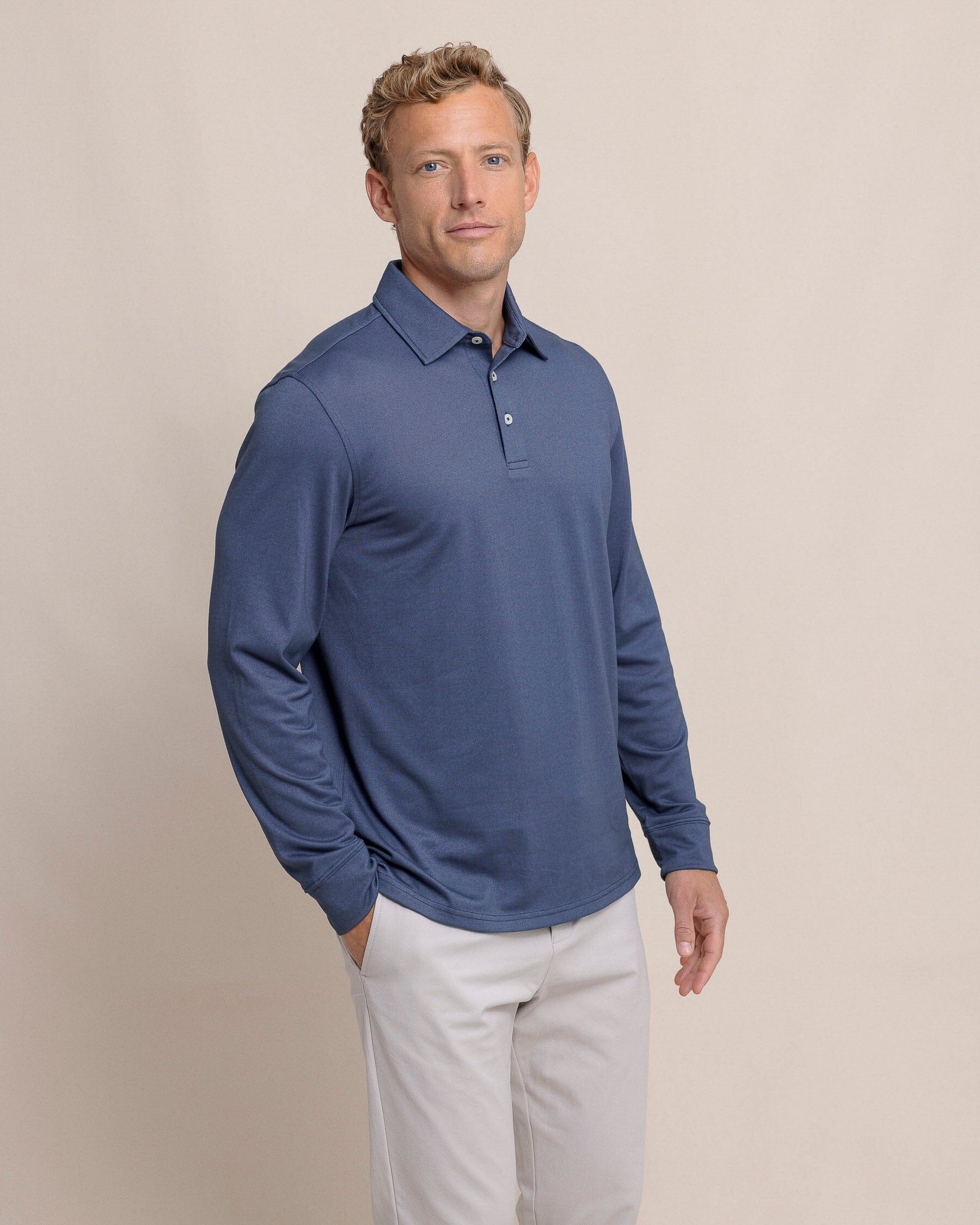 Belfair Long Sleeve Performance Polo - Image 19