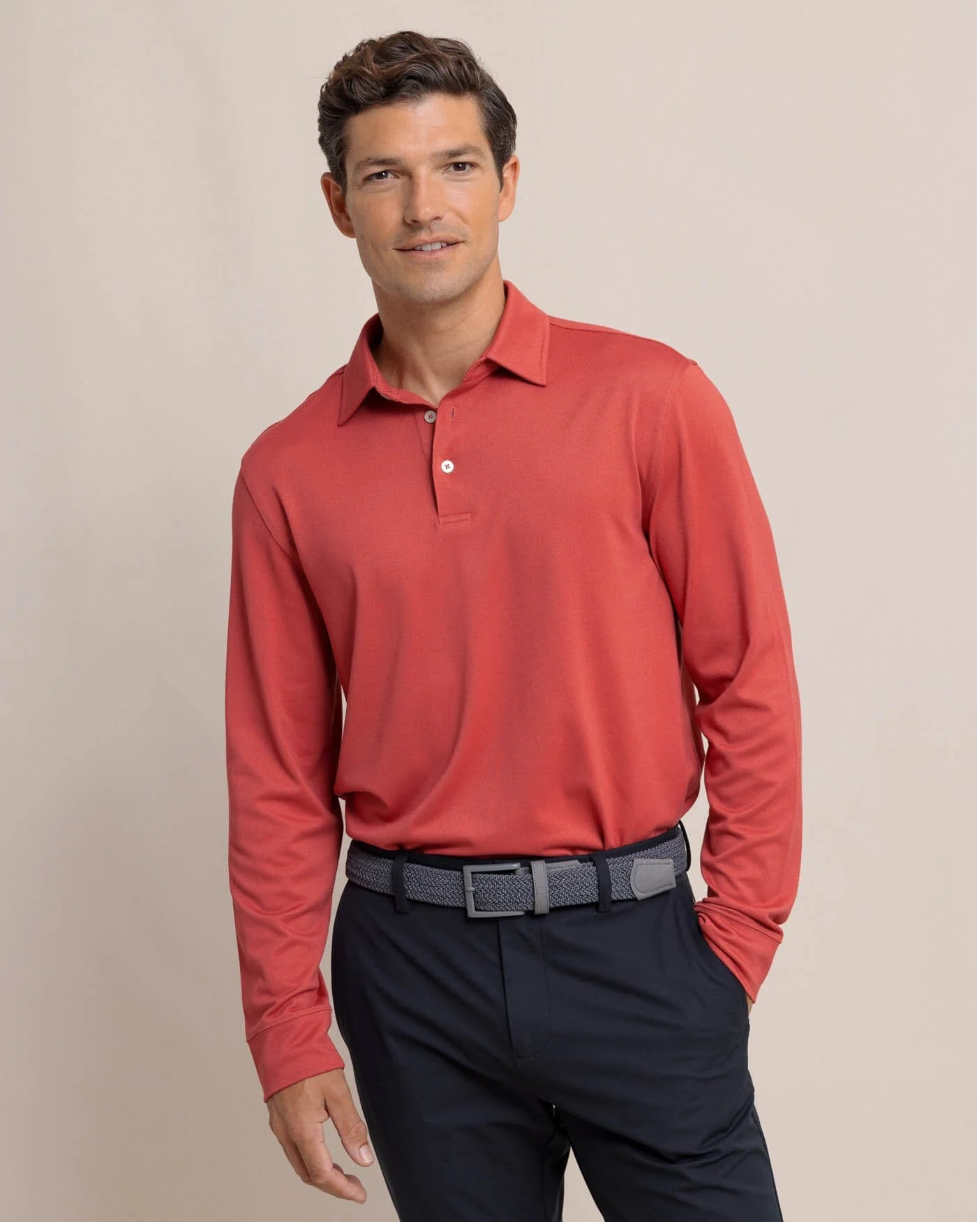 Belfair Long Sleeve Performance Polo - Image 22