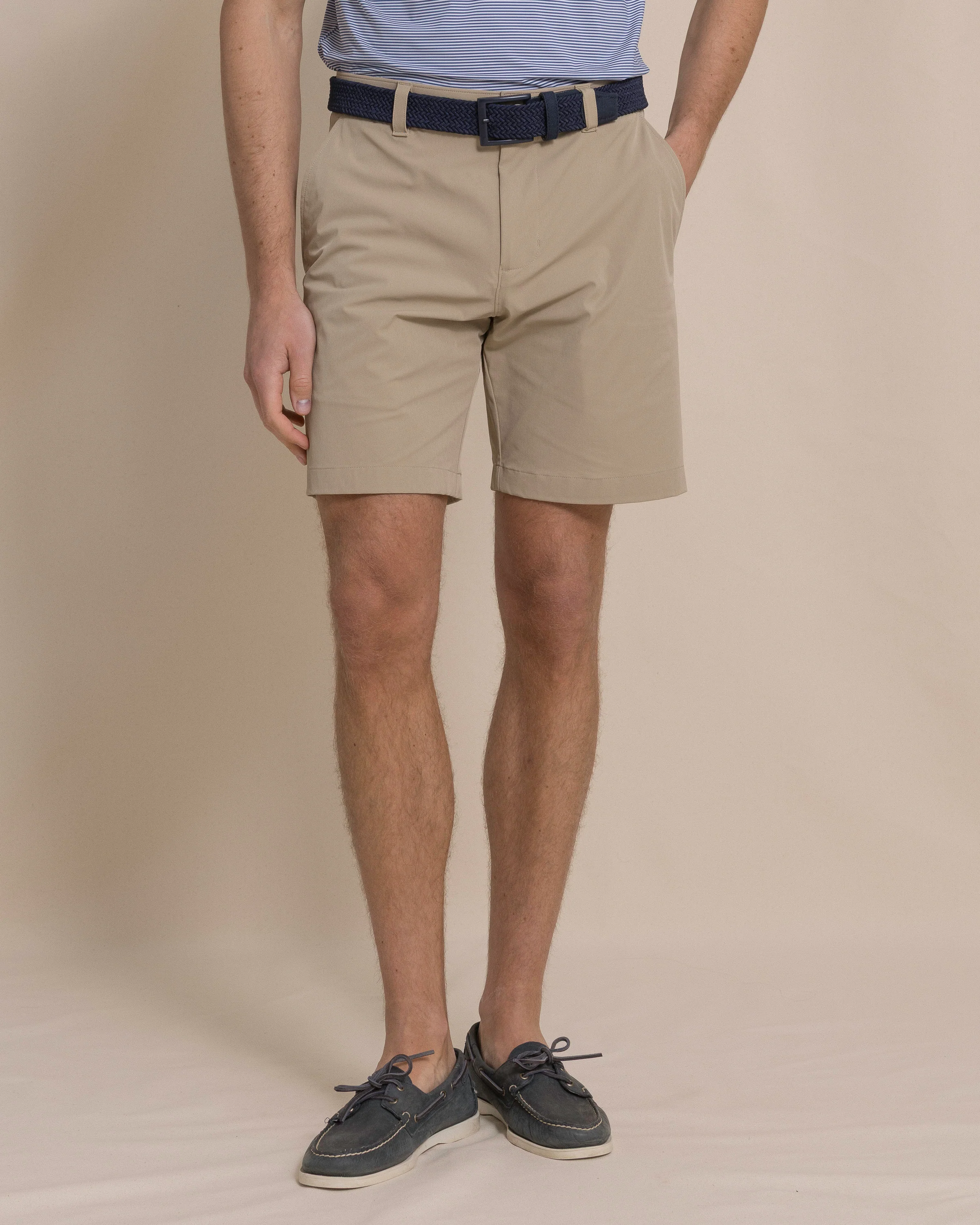 Birdie 8" Coastal Breeze® Performance Short - Sandstone Khaki