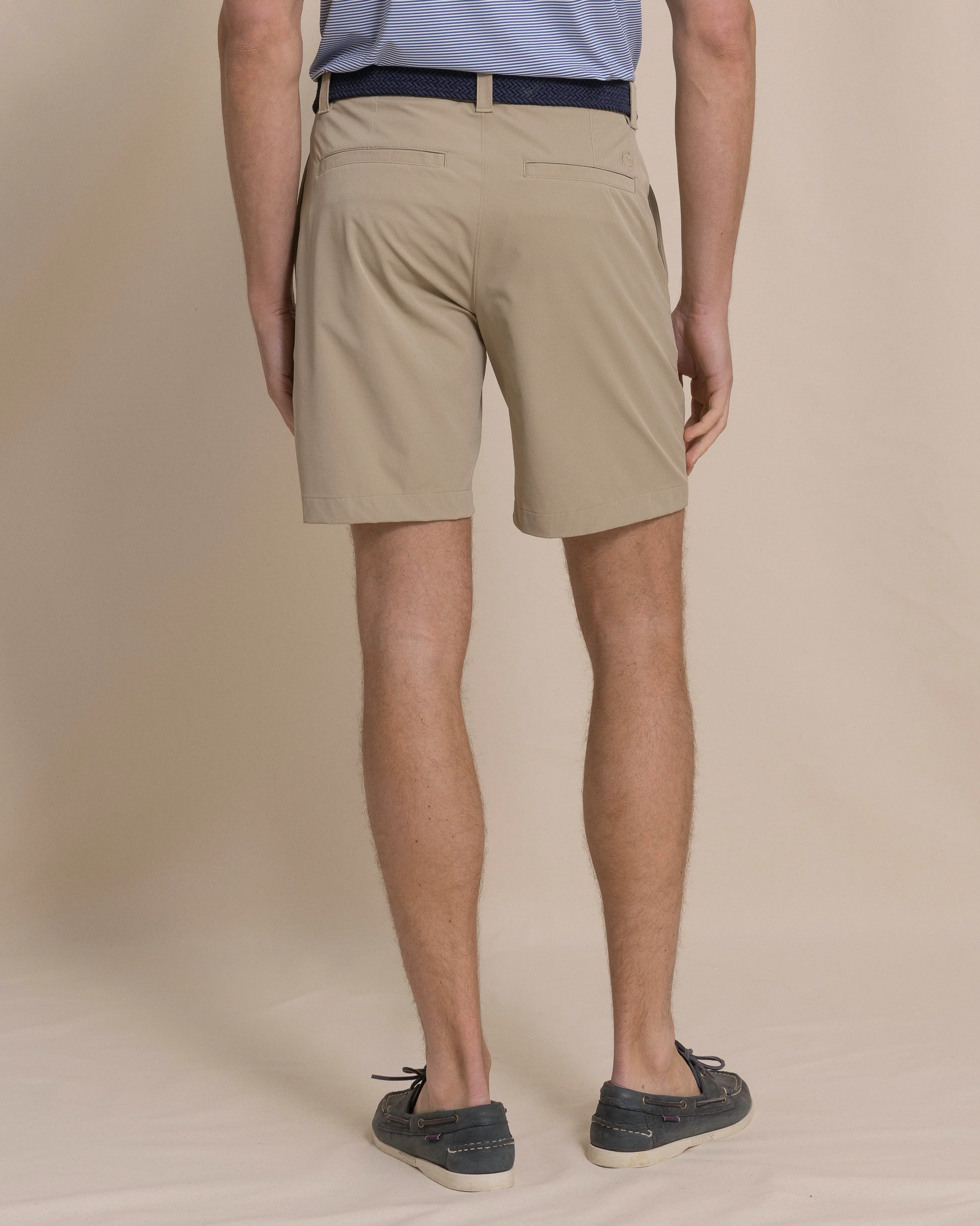 Birdie 8" Coastal Breeze® Performance Short - Sandstone Khaki - Image 4