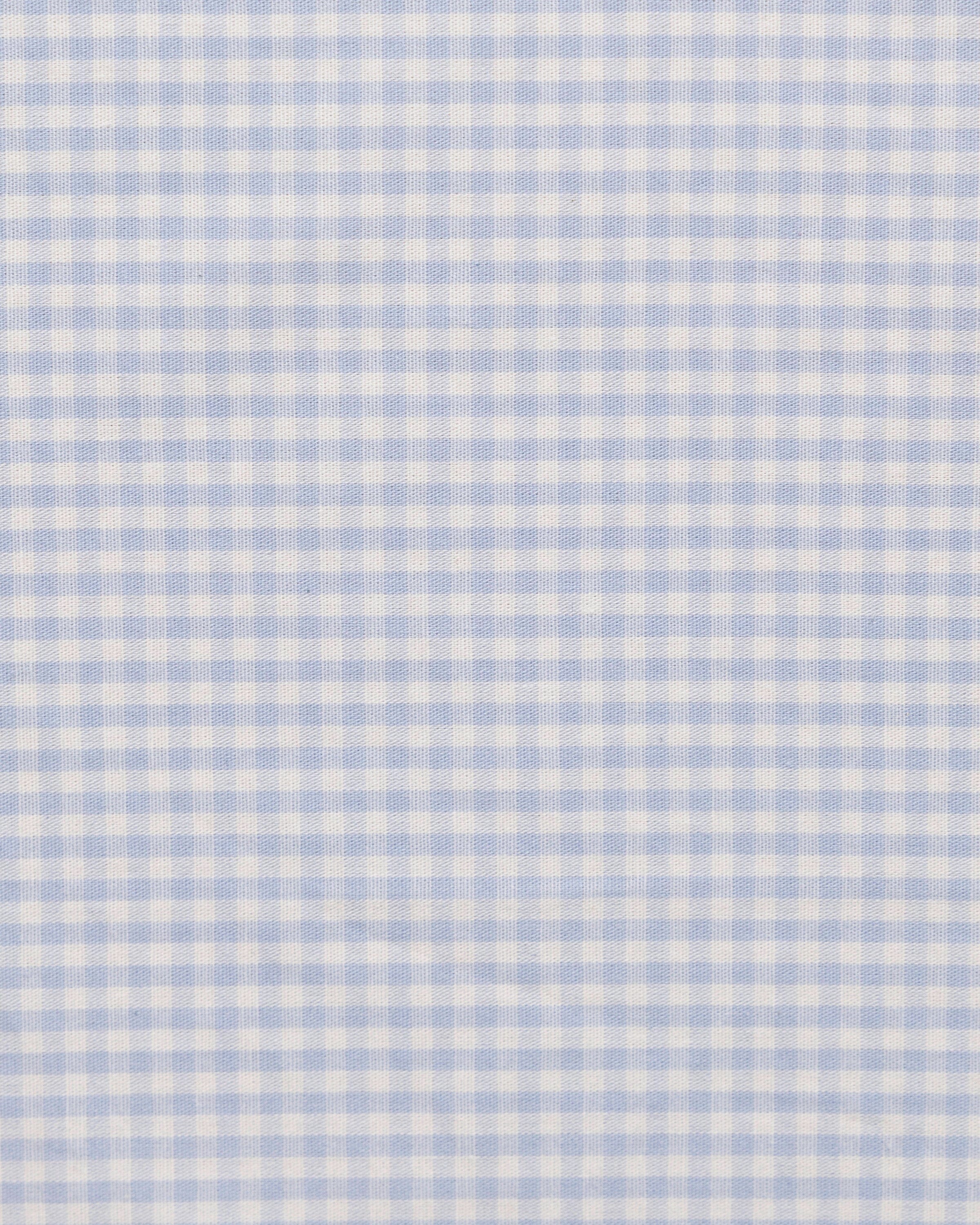 Blue Gingham Pocket Square - Image 4