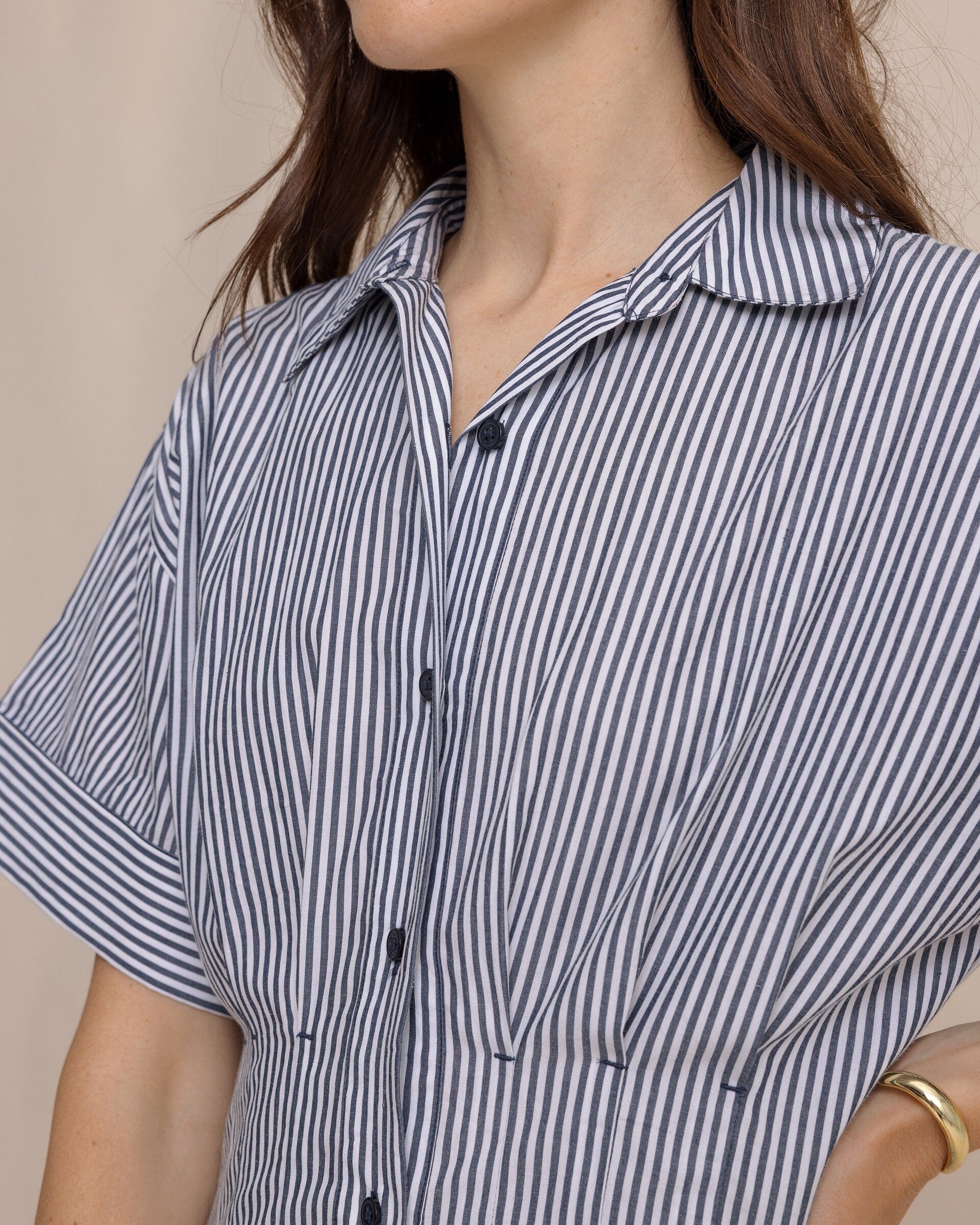 Bobbie Tucked Waist Shirtdress - Image 3
