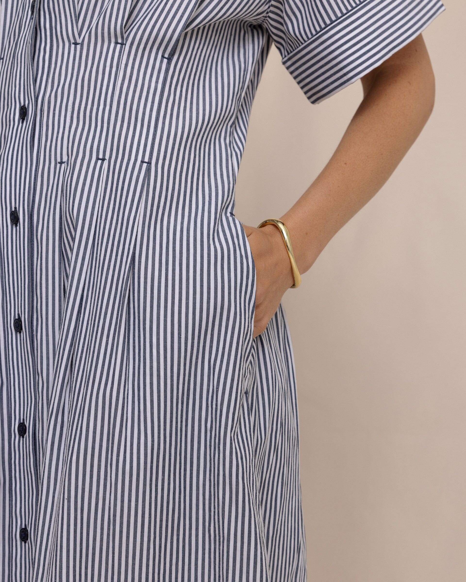Bobbie Tucked Waist Shirtdress - Image 4
