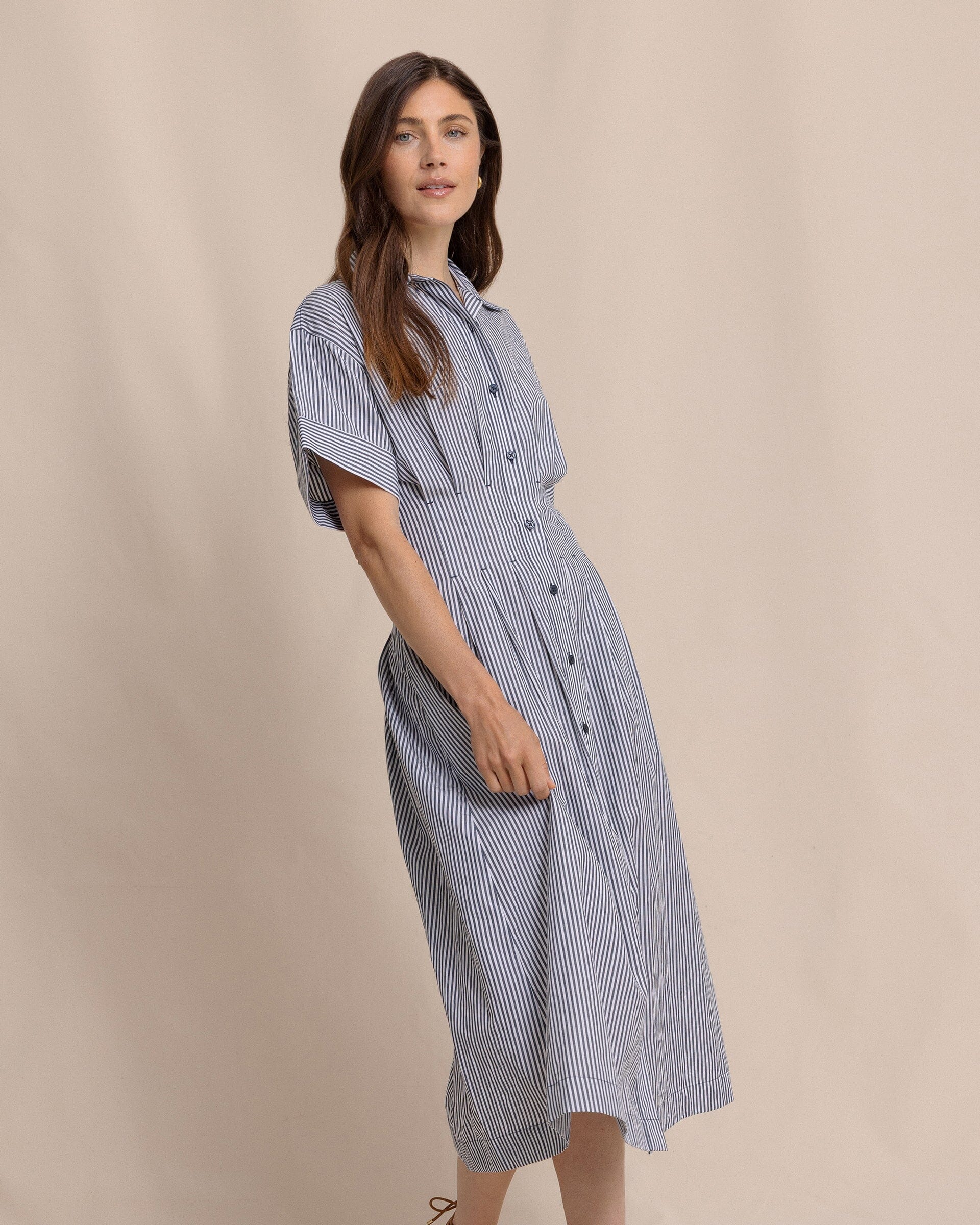 Bobbie Tucked Waist Shirtdress - Image 5