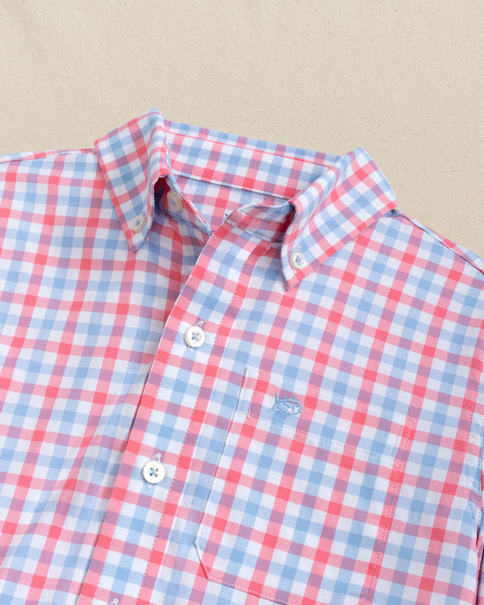 Boys Albemarle Plaid Intercoastal Sport Shirt - Image 6