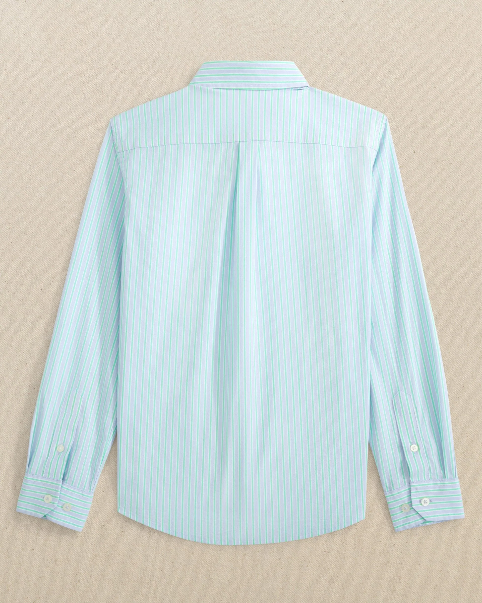 Boys Amelia Island Stripe Charleston Sport Shirt - Image 4
