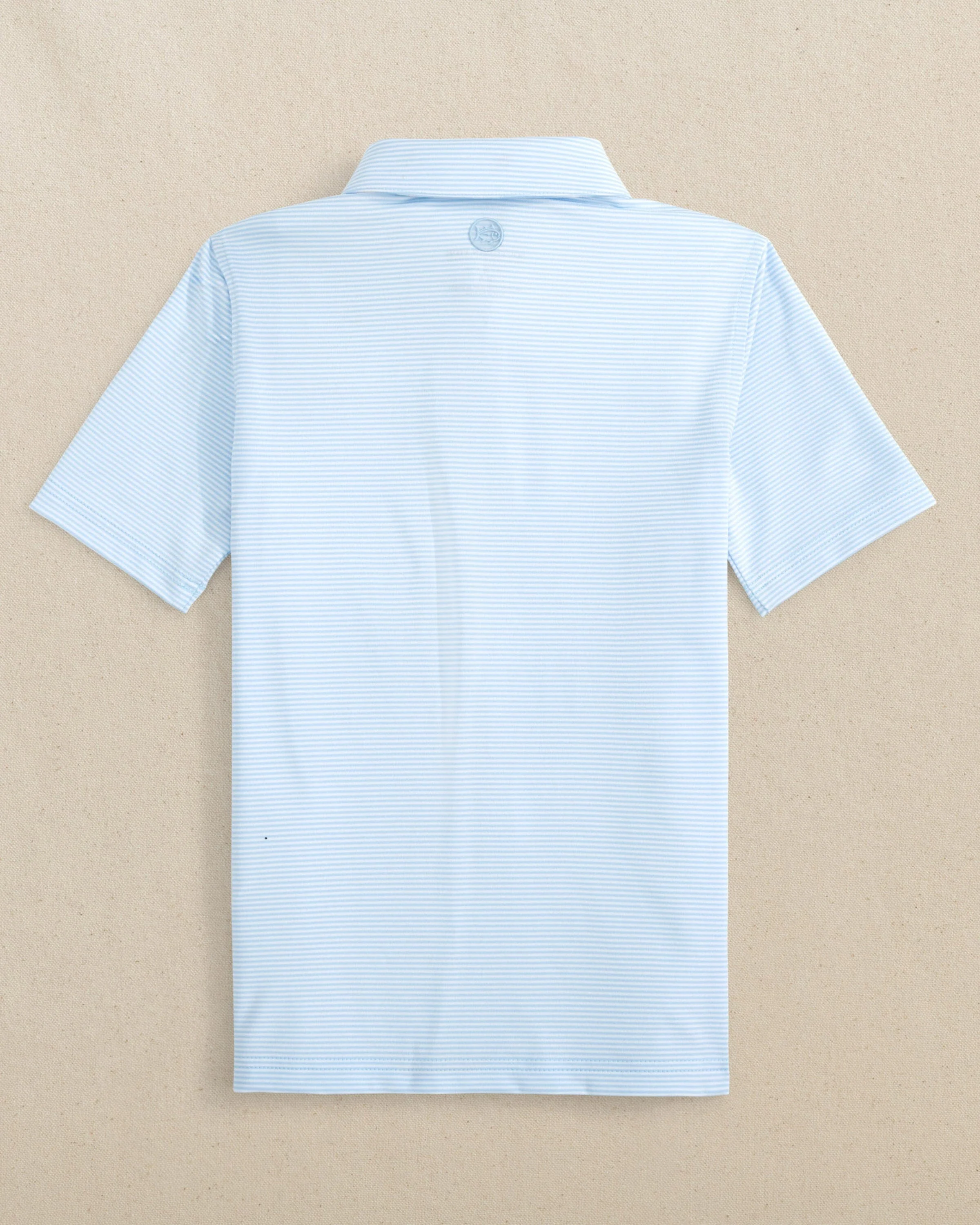 Boys Driver Meadowbrook Stripe Performance Polo - Image 4