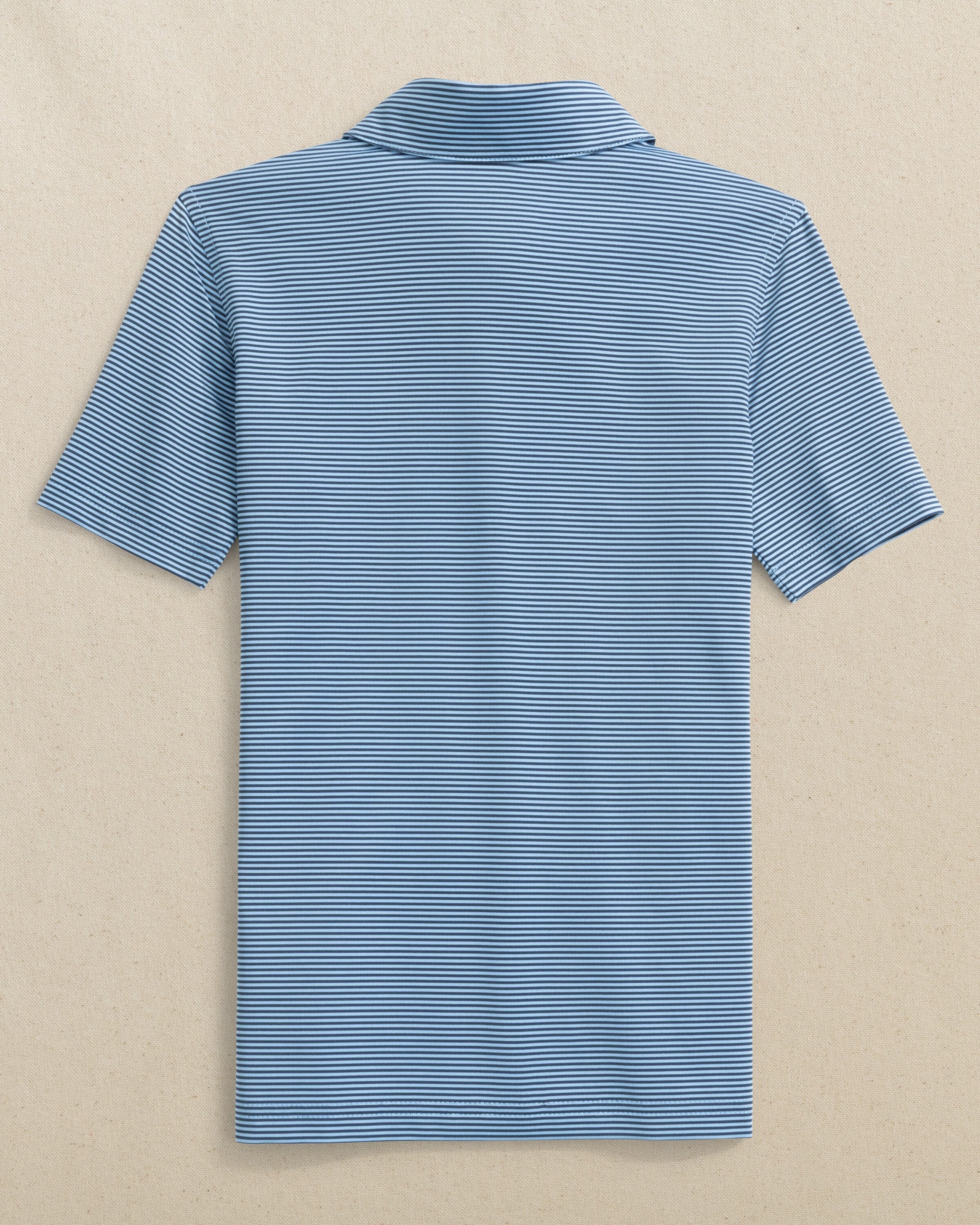 Boys Driver Meadowbrook Stripe Performance Polo - Image 8