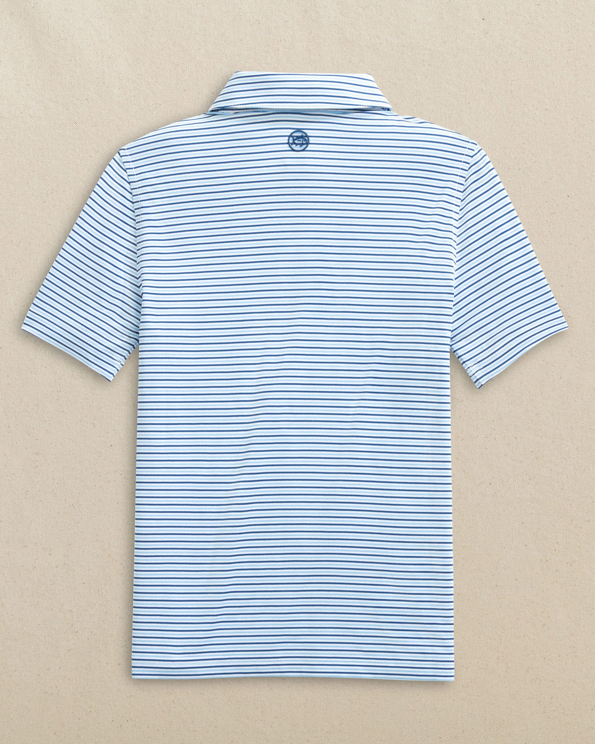 Boys Driver Micro-Stripe Performance Polo - Image 4