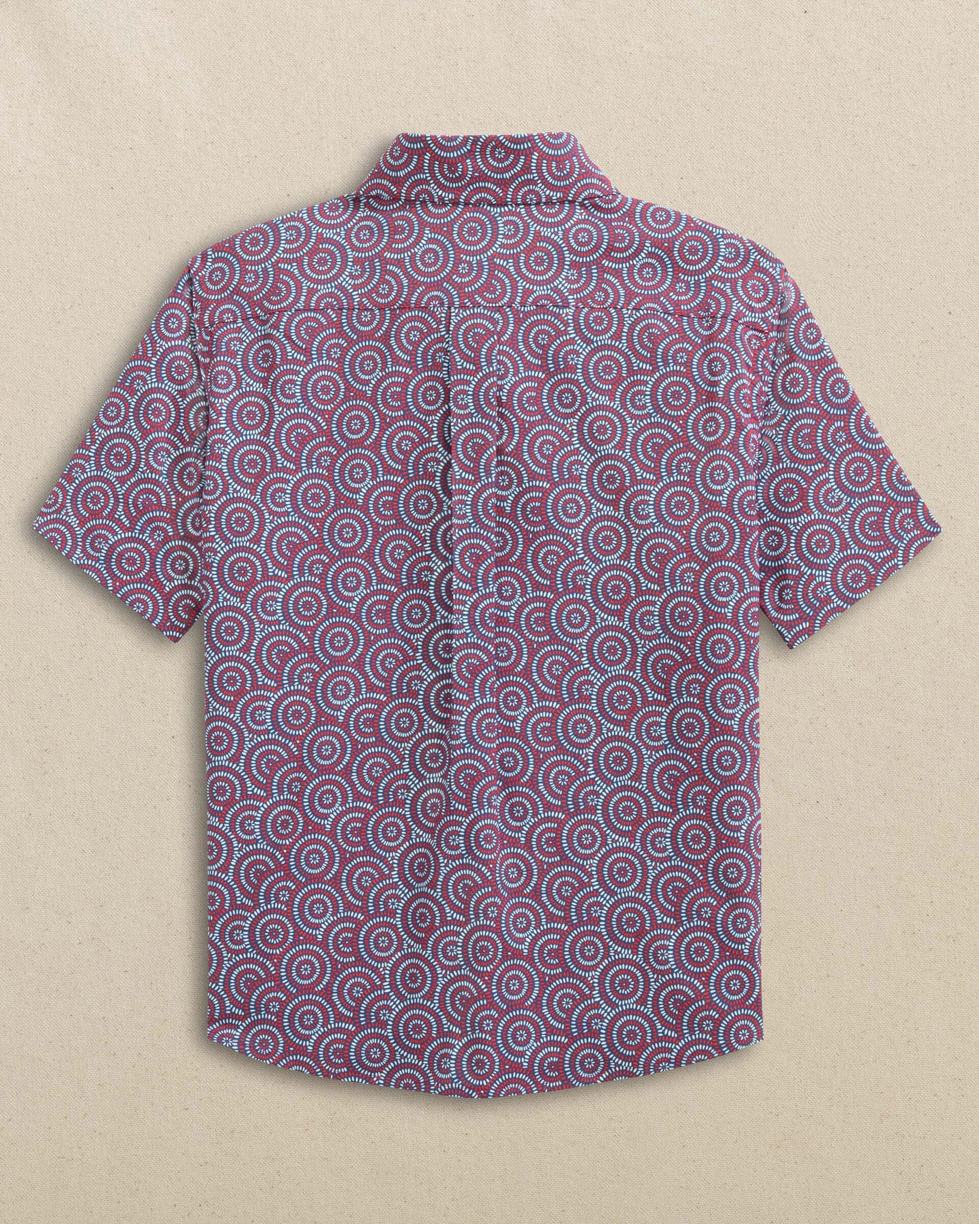 Boys Fireworks Coastal Breeze® Short Sleeve Sport Shirt - Image 4