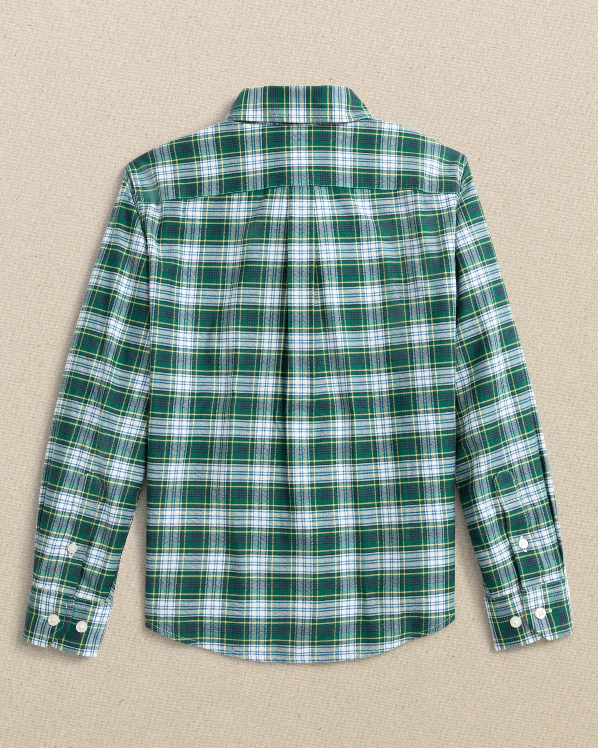 Boys Gordon Tartan Skipjack Sport Shirt - Image 4
