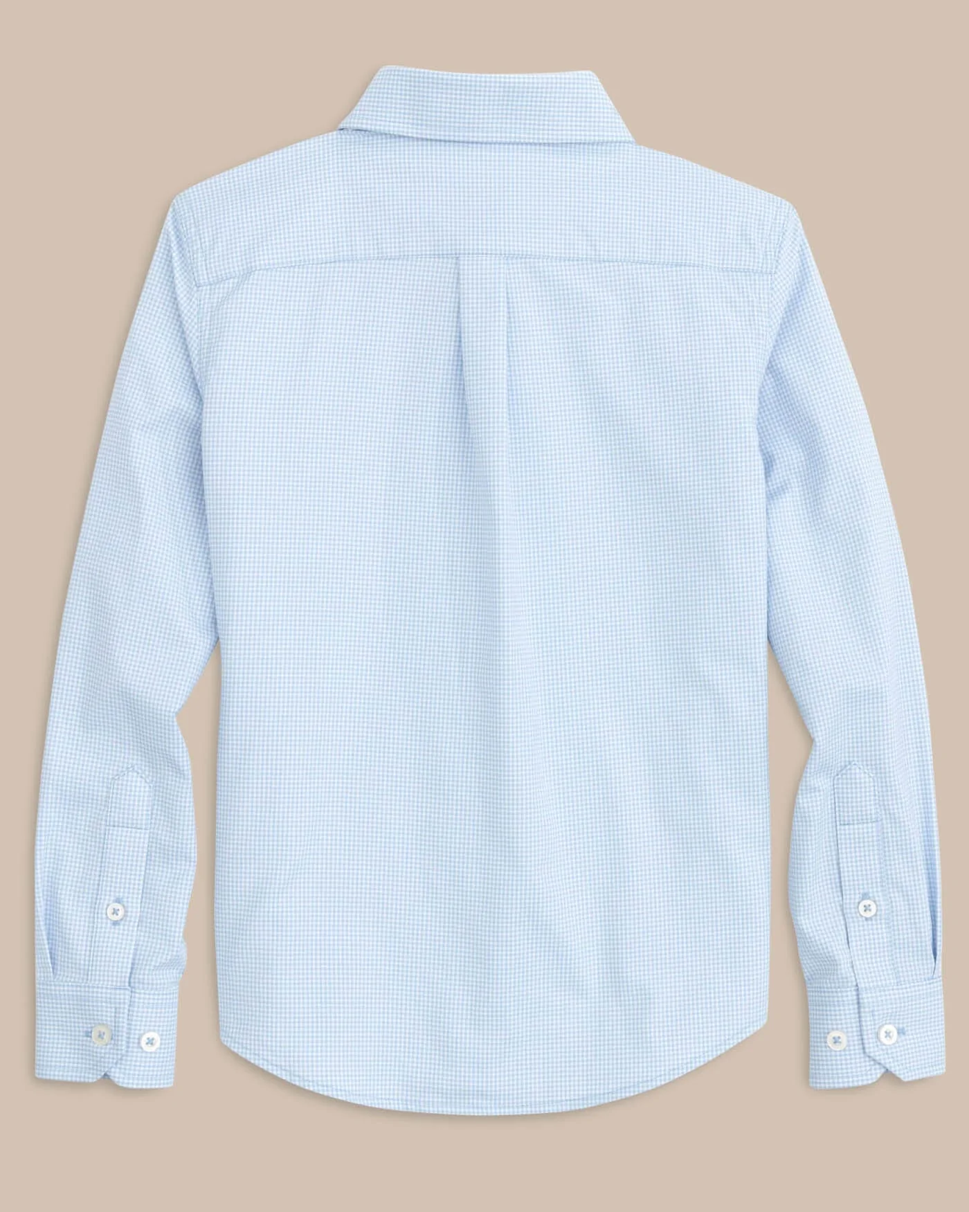 Boys Intercoastal Mini Gingham Button Down Shirt - Image 6