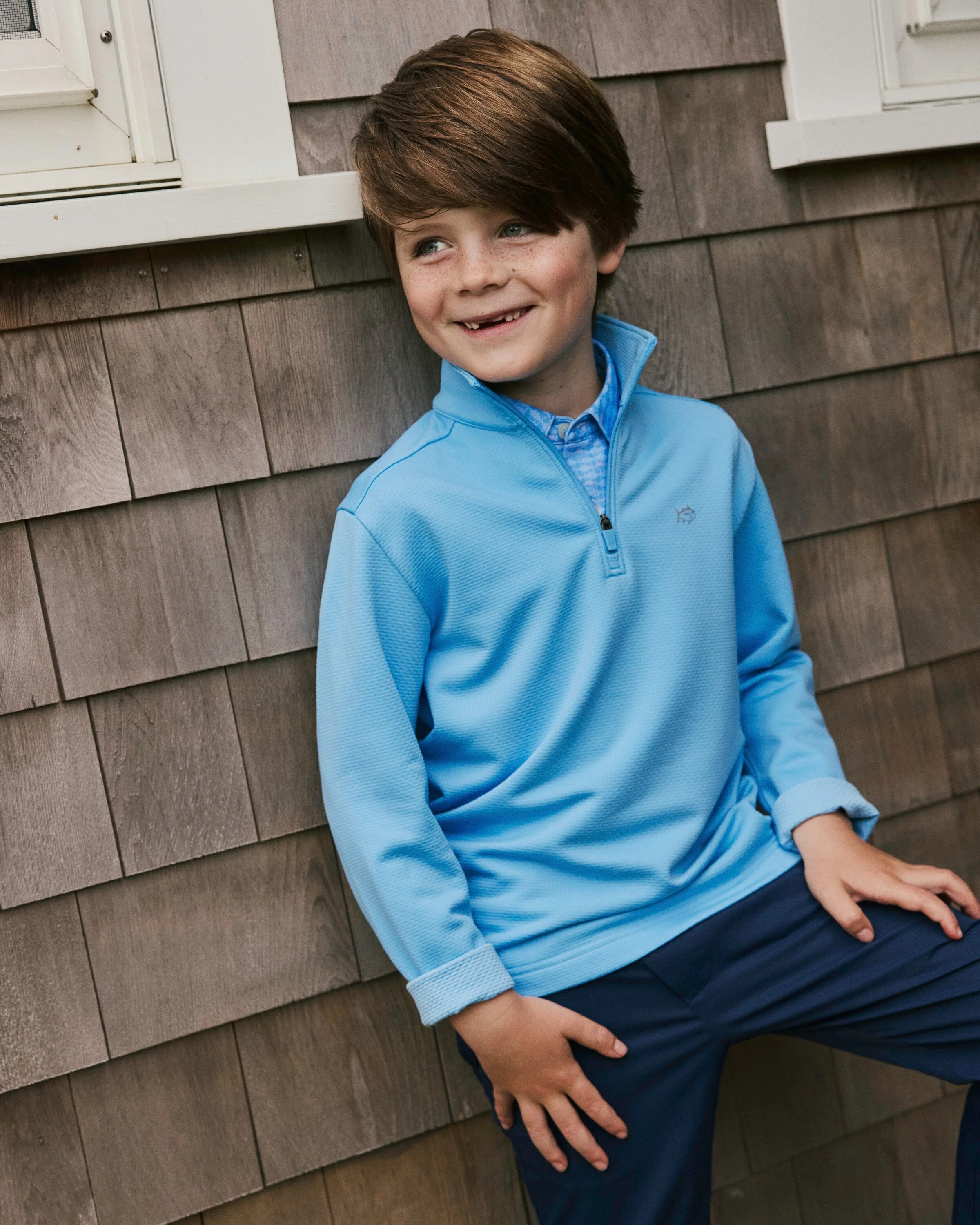 Boys Schooner Quarter Zip - Image 5