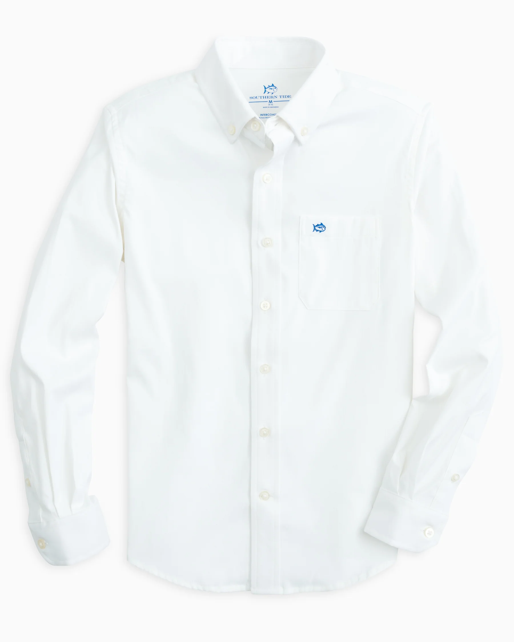 Boys Intercoastal Solid Button Down Shirt - Image 11