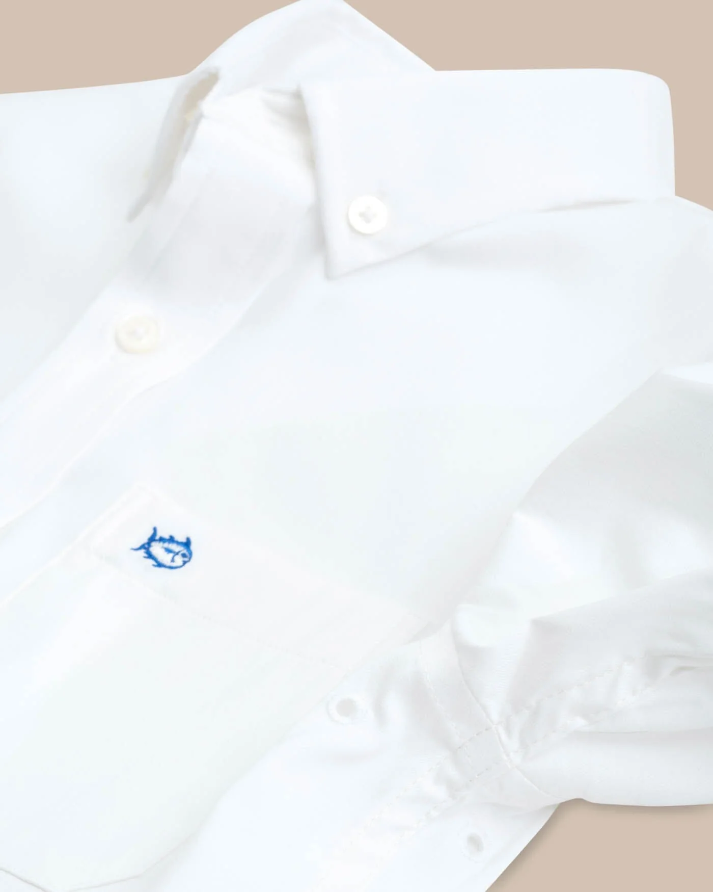 Boys Intercoastal Solid Button Down Shirt - Image 4