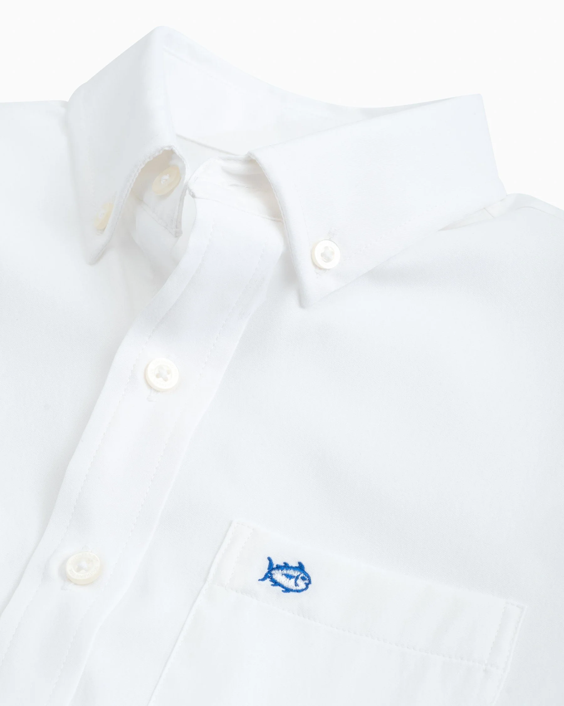 Boys Intercoastal Solid Button Down Shirt - Image 8