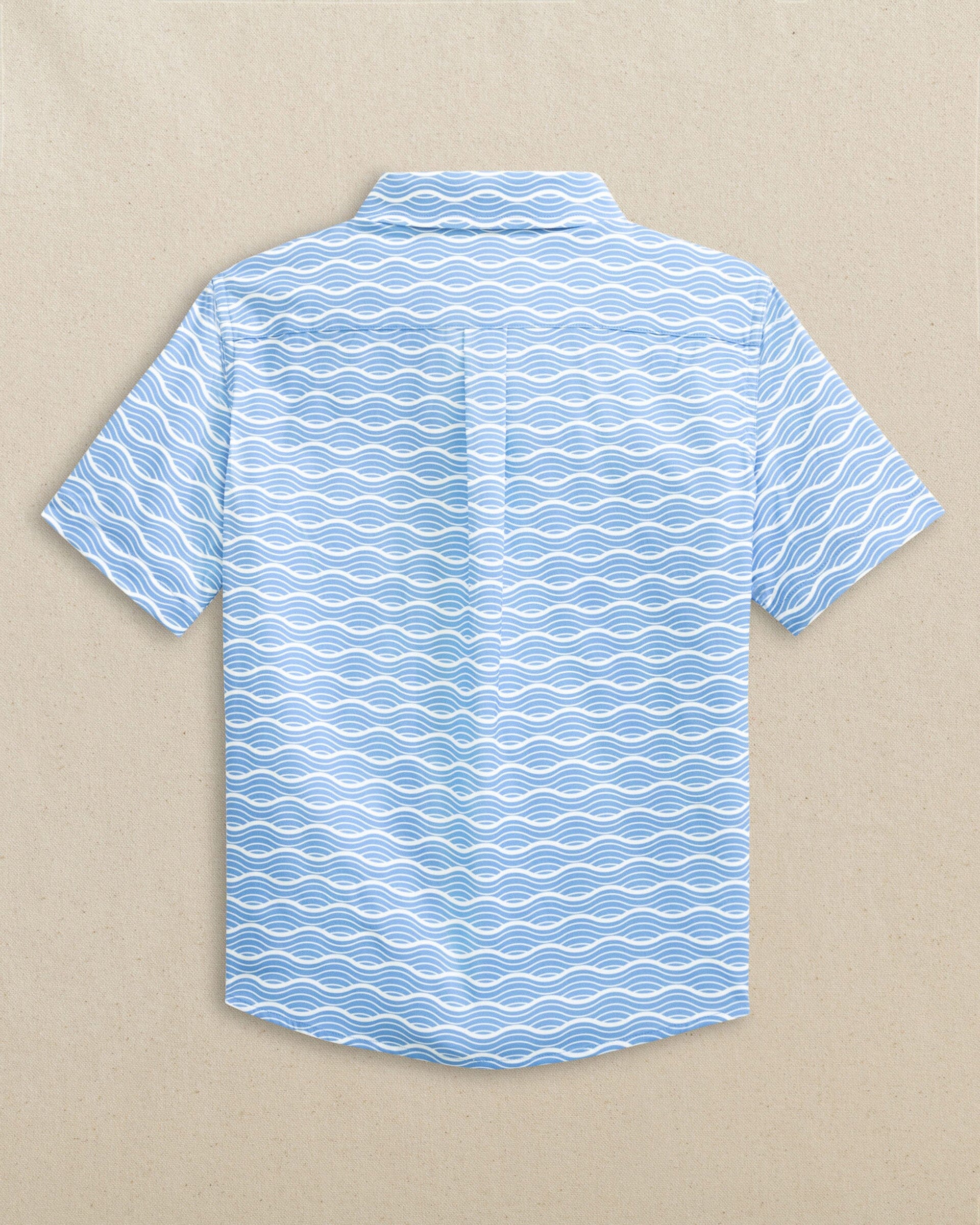 Boys Waves Coastal Breeze® Short Sleeve Sport Shirt - Image 4