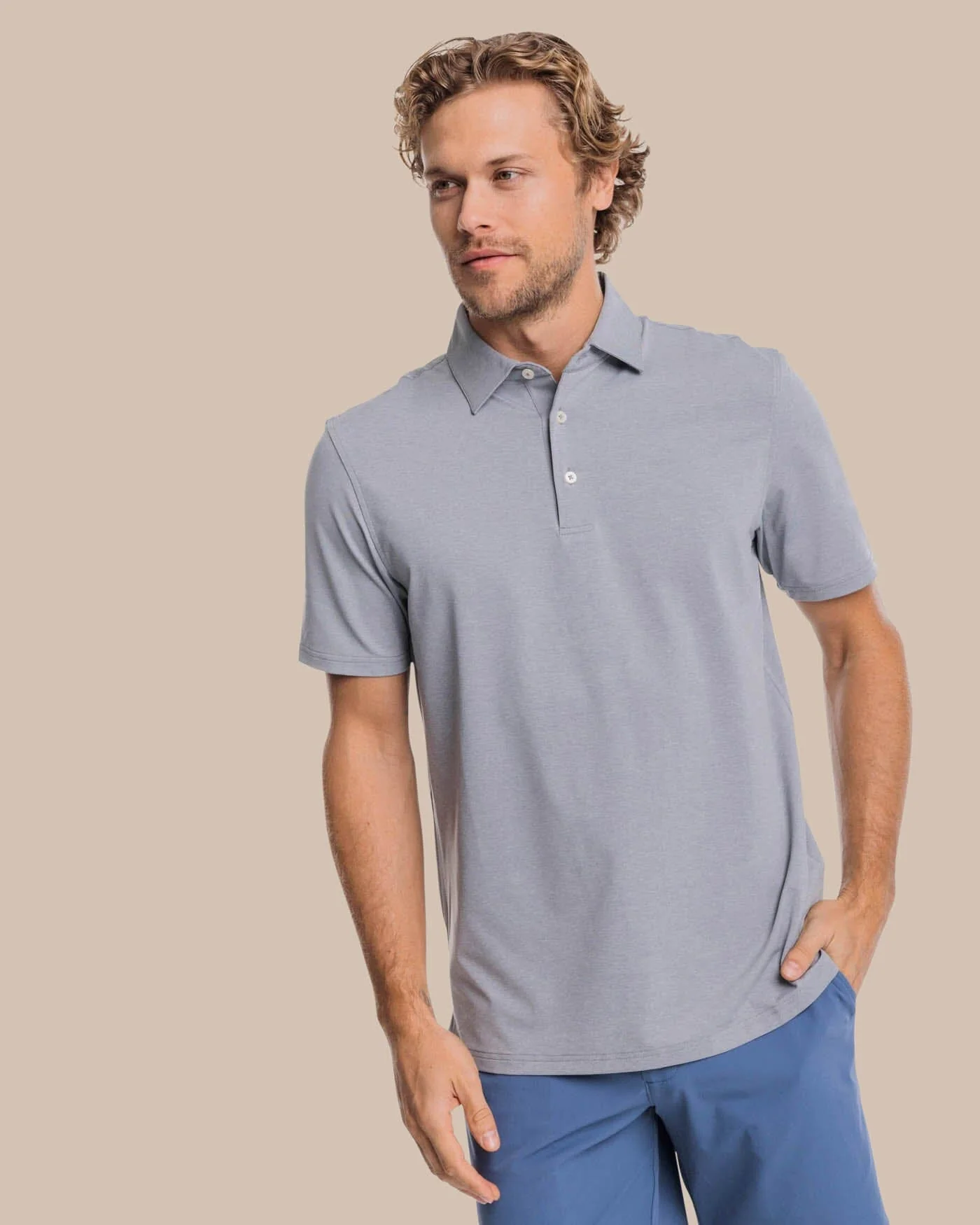 brrr°®-eeze Heather Performance Polo Shirt - Image 16