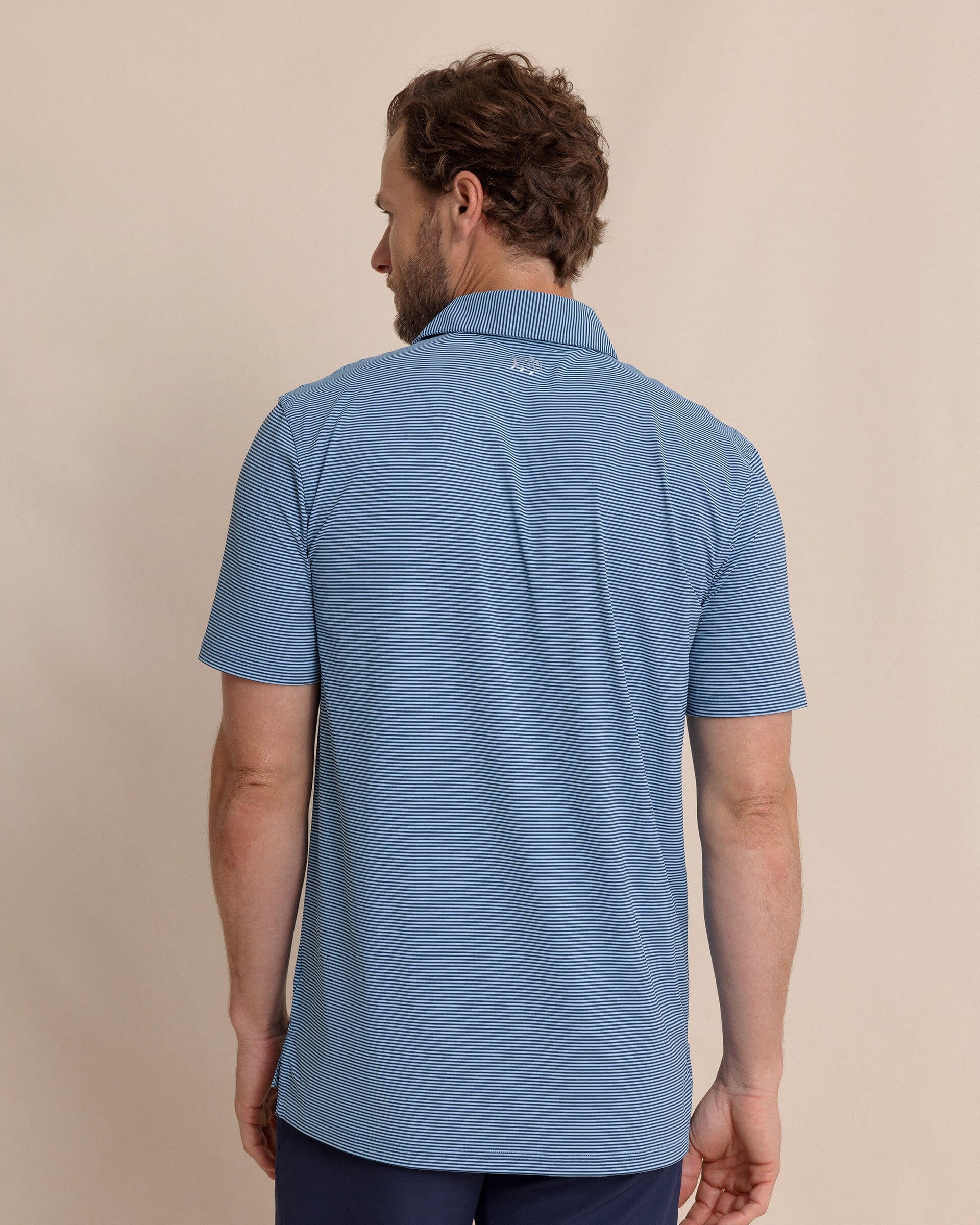 brrr°®-eeze Meadowbrook Stripe Polo - Ocean Channel - Image 5