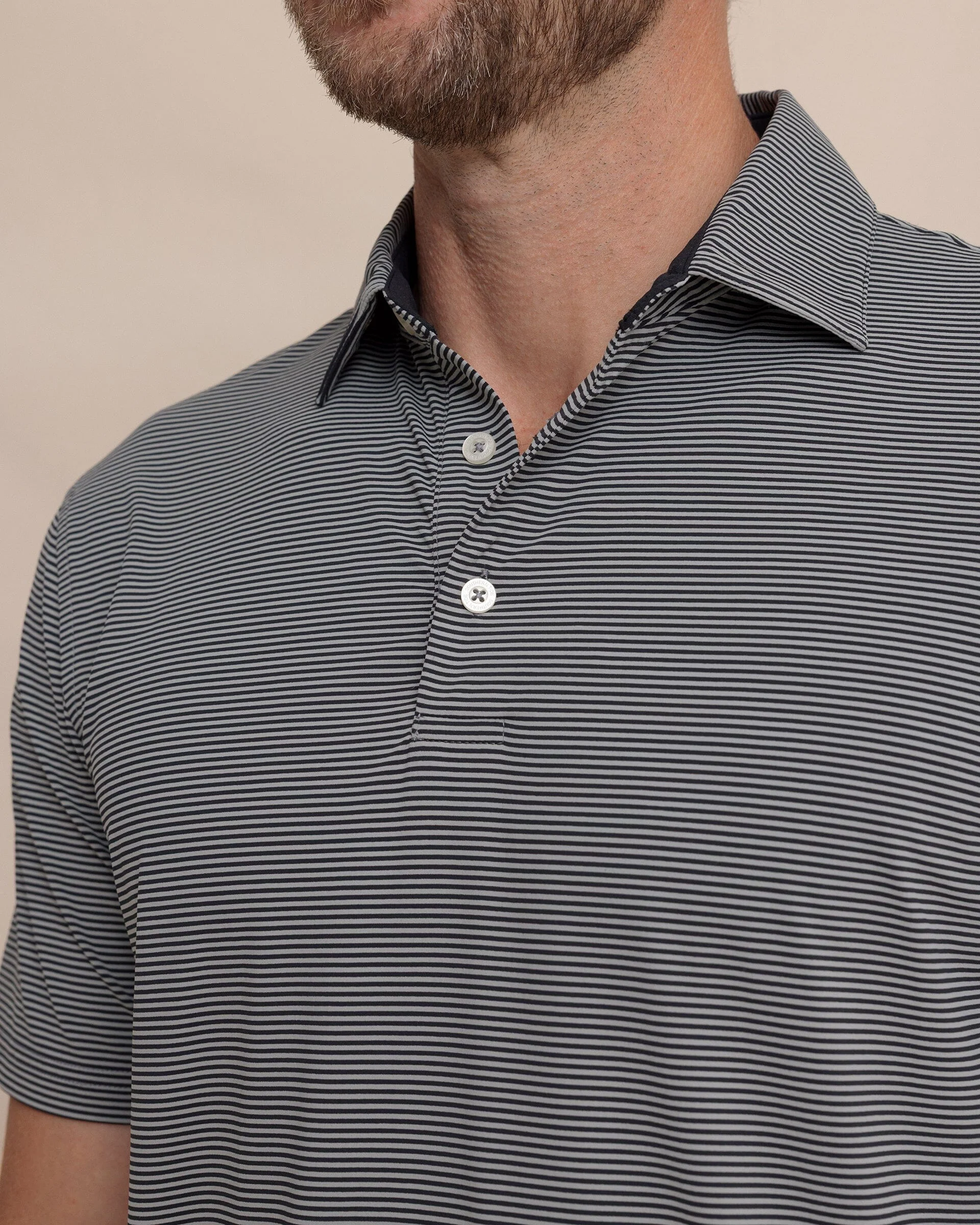 brrr°®-eeze Meadowbrook Stripe Polo - Steel - Image 3