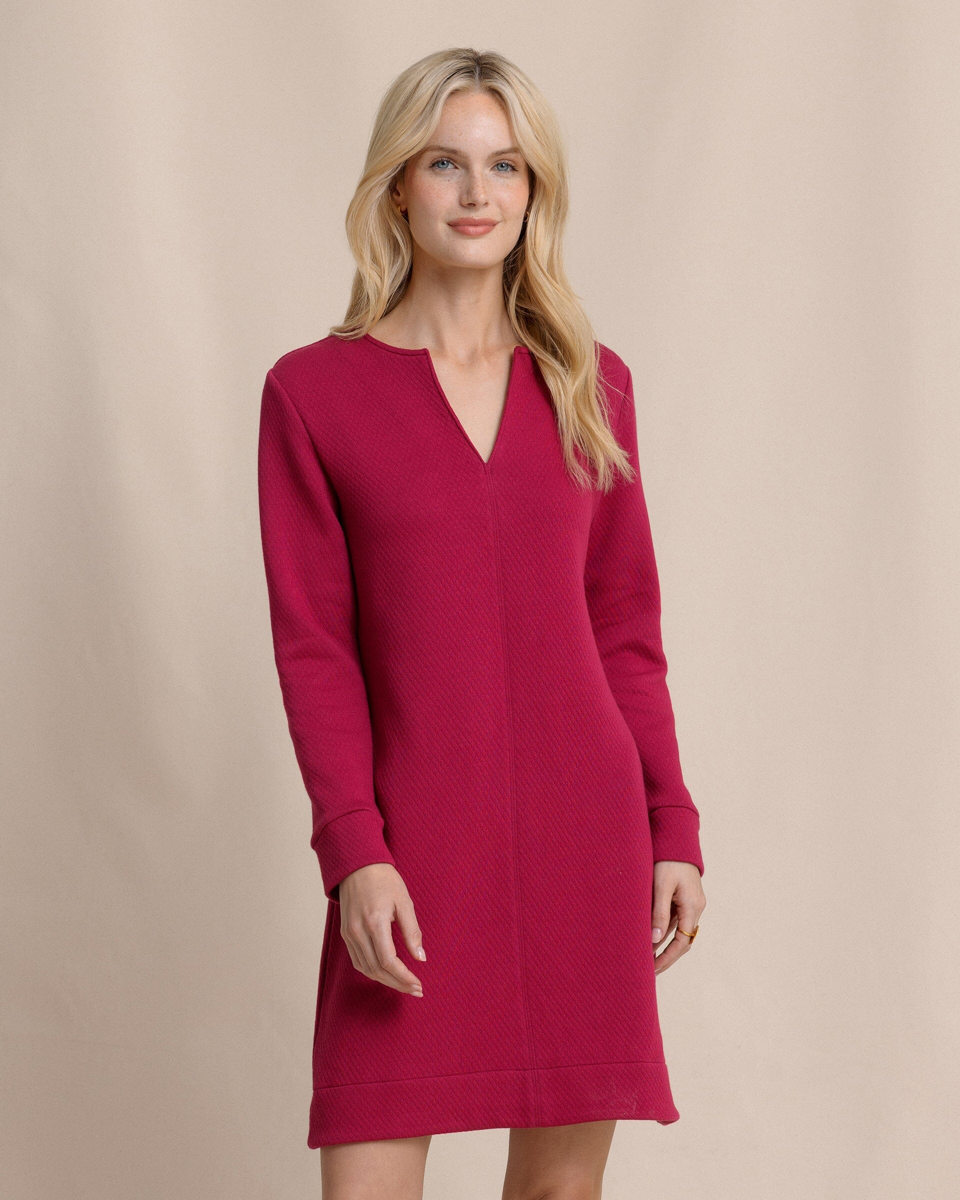 Cady Jacquard Dress - Carolina Plum - Image 3