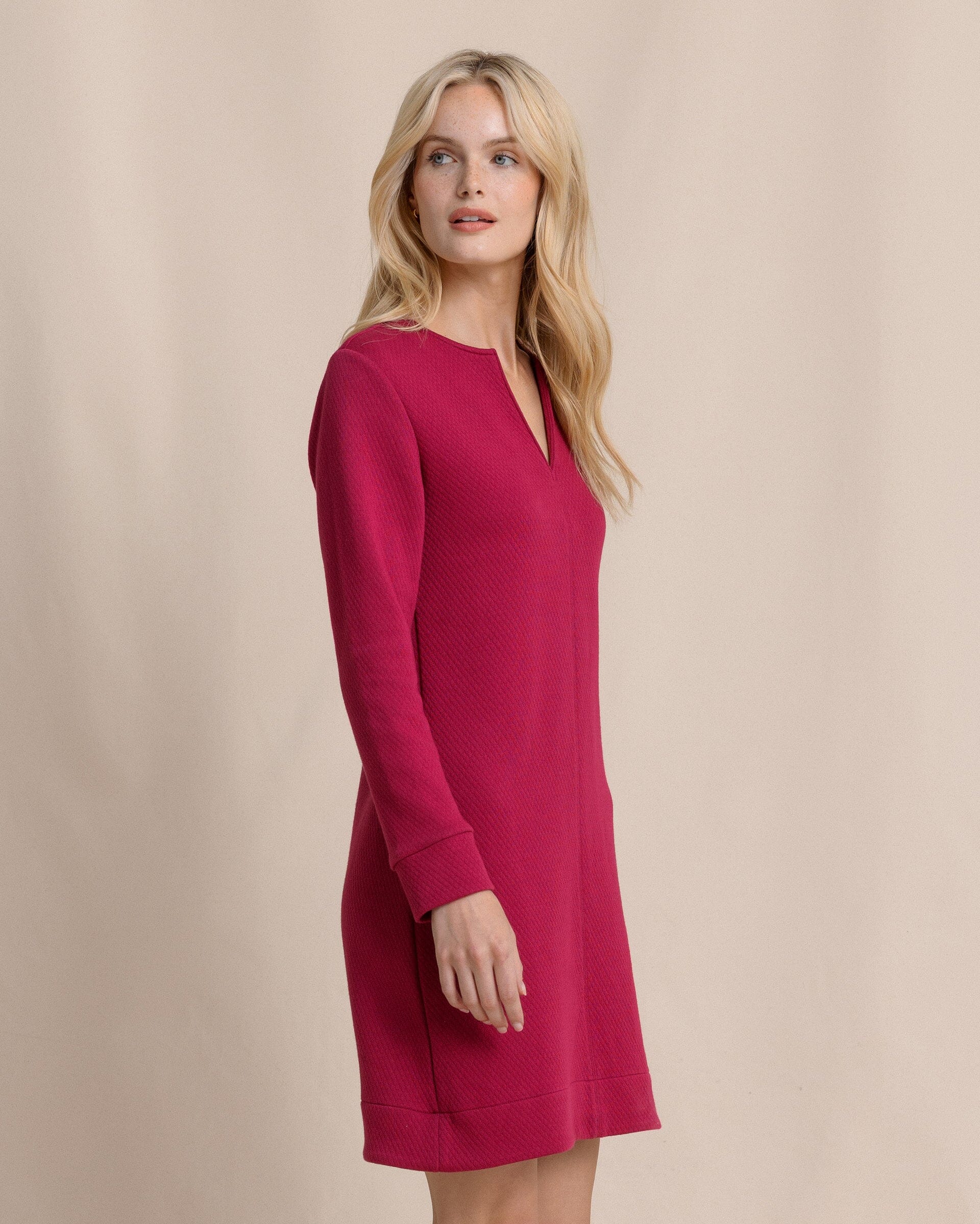 Cady Jacquard Dress - Carolina Plum - Image 5