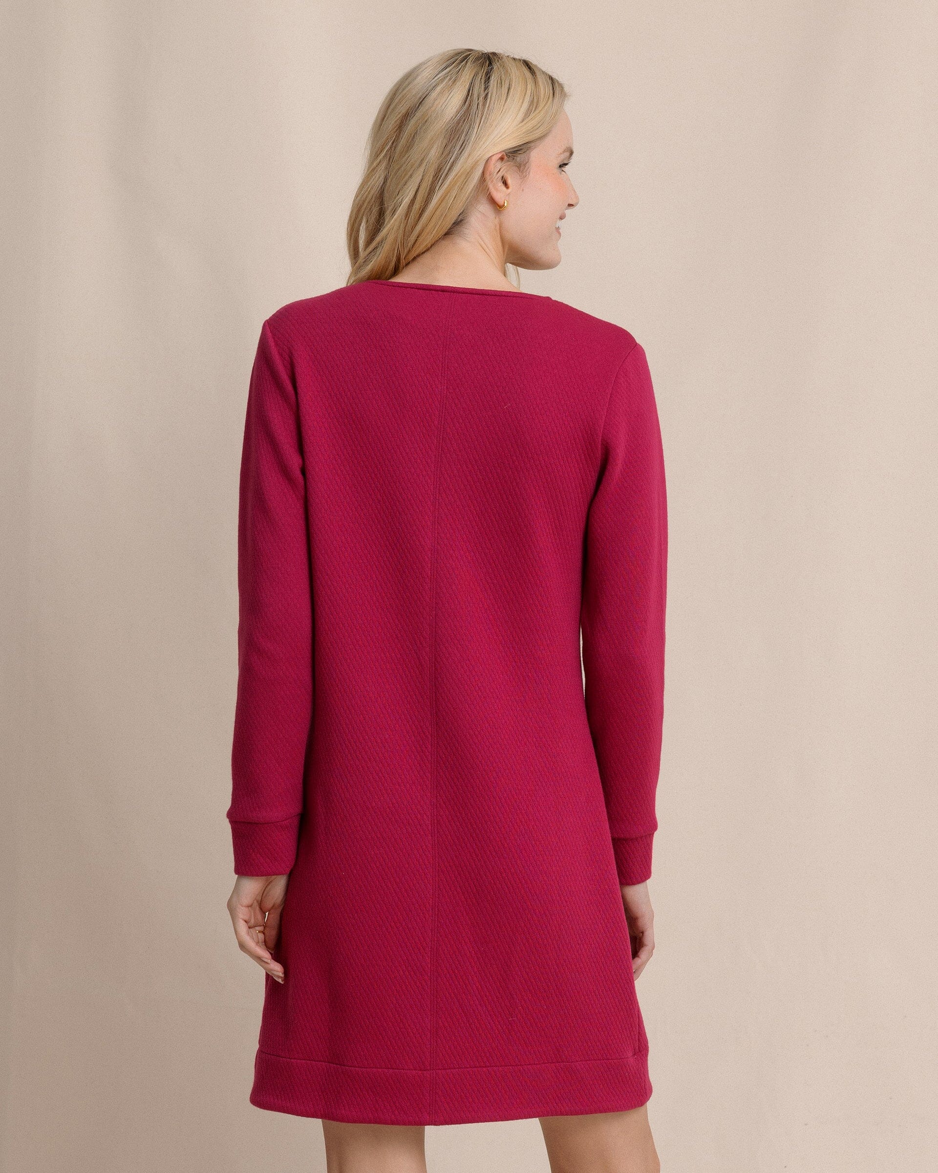 Cady Jacquard Dress - Carolina Plum - Image 6