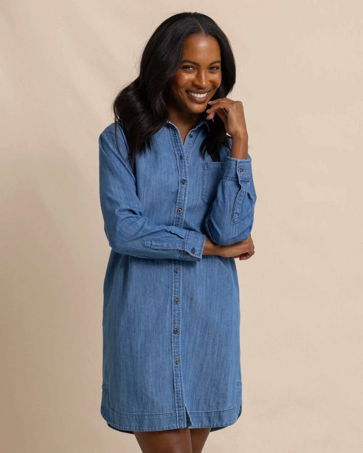 Cam Denim Dress - Image 7