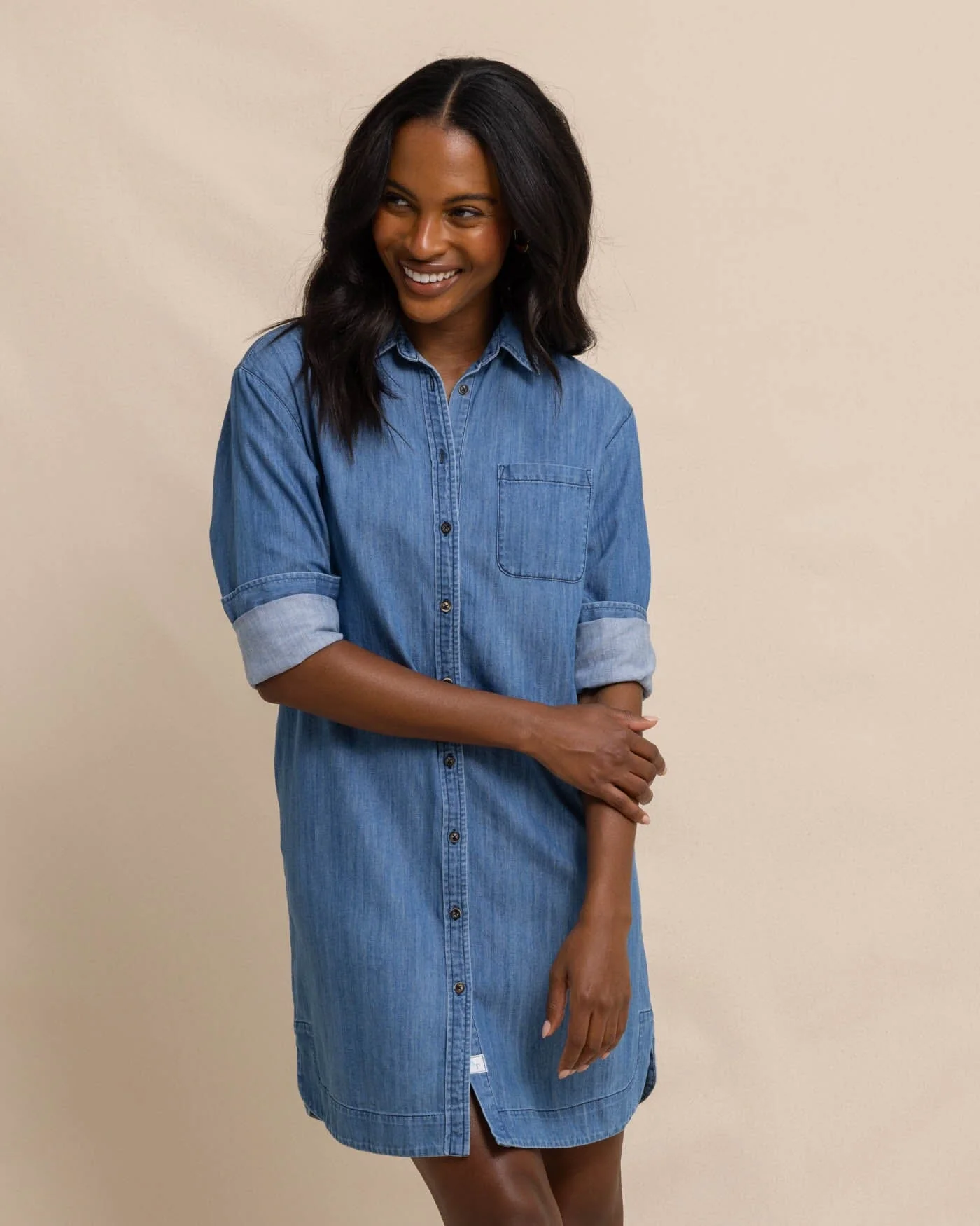 Cam Denim Dress - Image 8