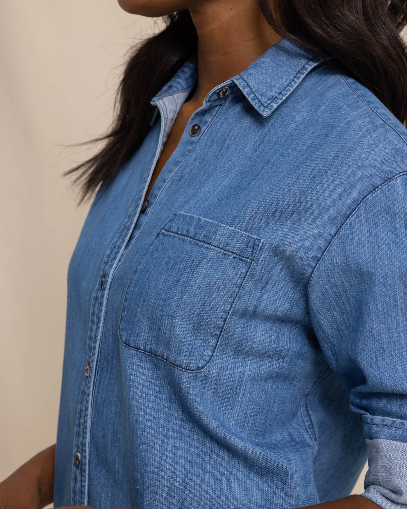 Cam Denim Dress - Image 9