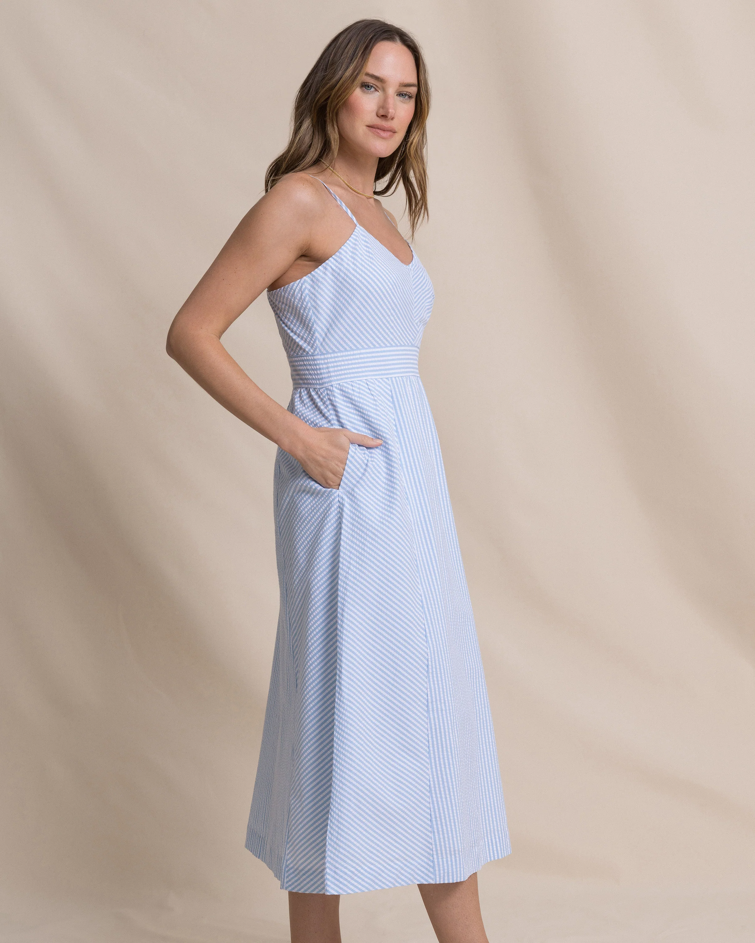 Cami Seersucker Dress - Image 11