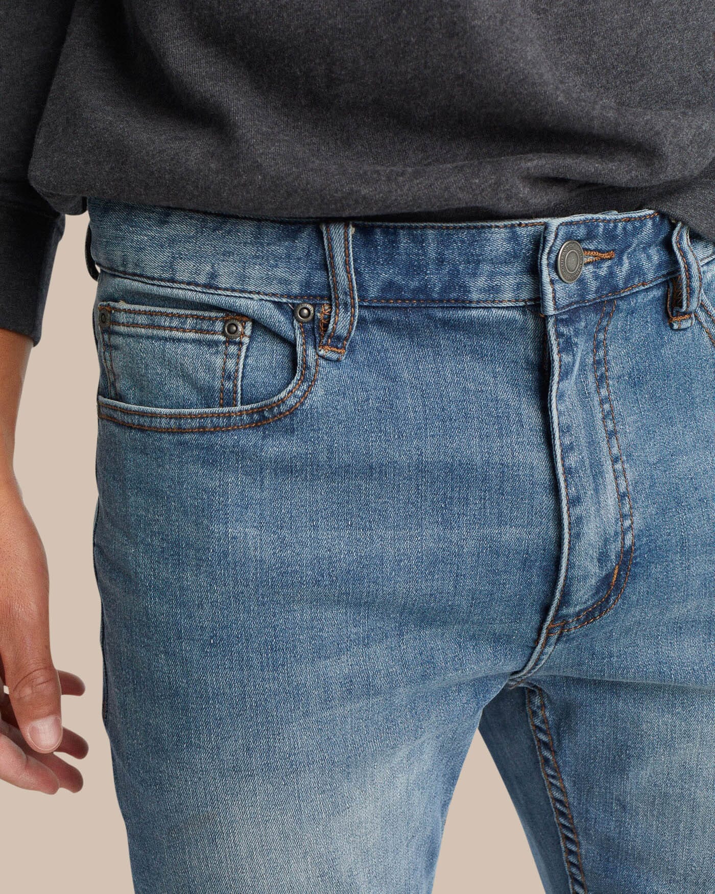 Charleston Denim Jeans - Medium Wash - Image 3